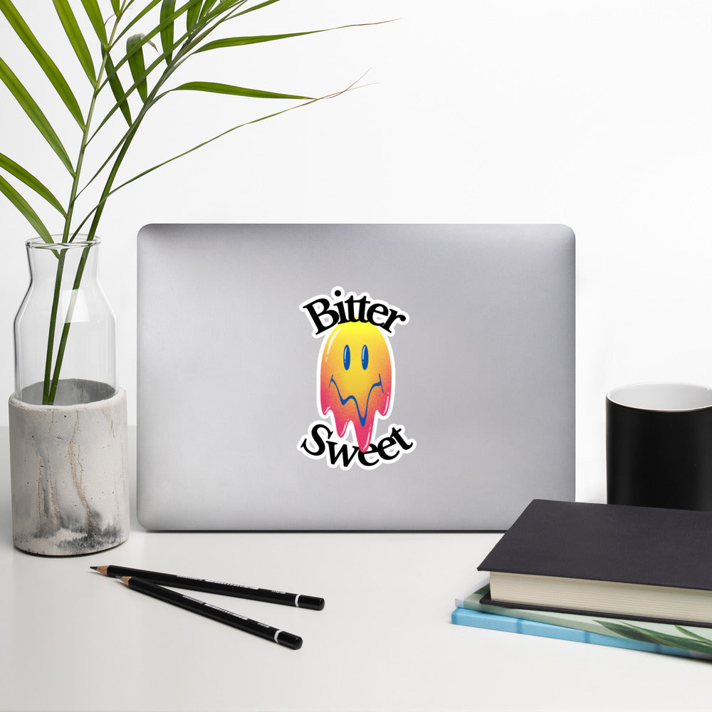 Bitter Sweet Smiley Bubble-free stickers