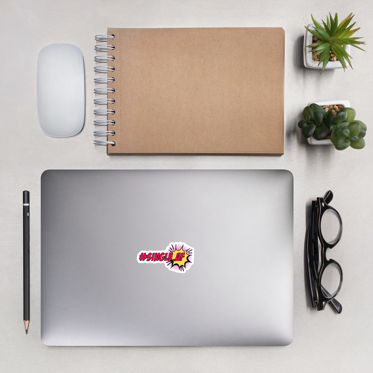 Single AF pop art Bubble-free stickers
