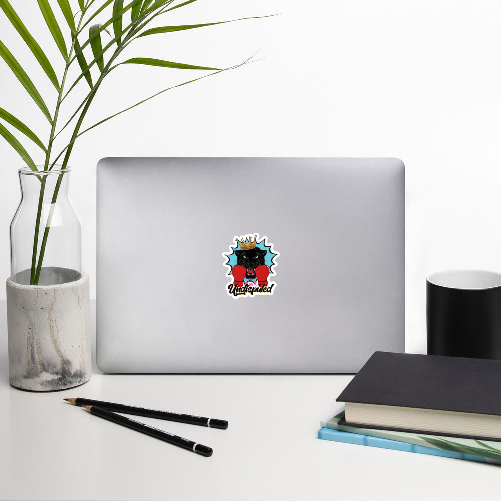 Undisputed CHAMP Panther Bubble-free stickers