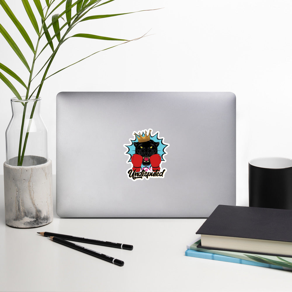 Undisputed CHAMP Panther Bubble-free stickers