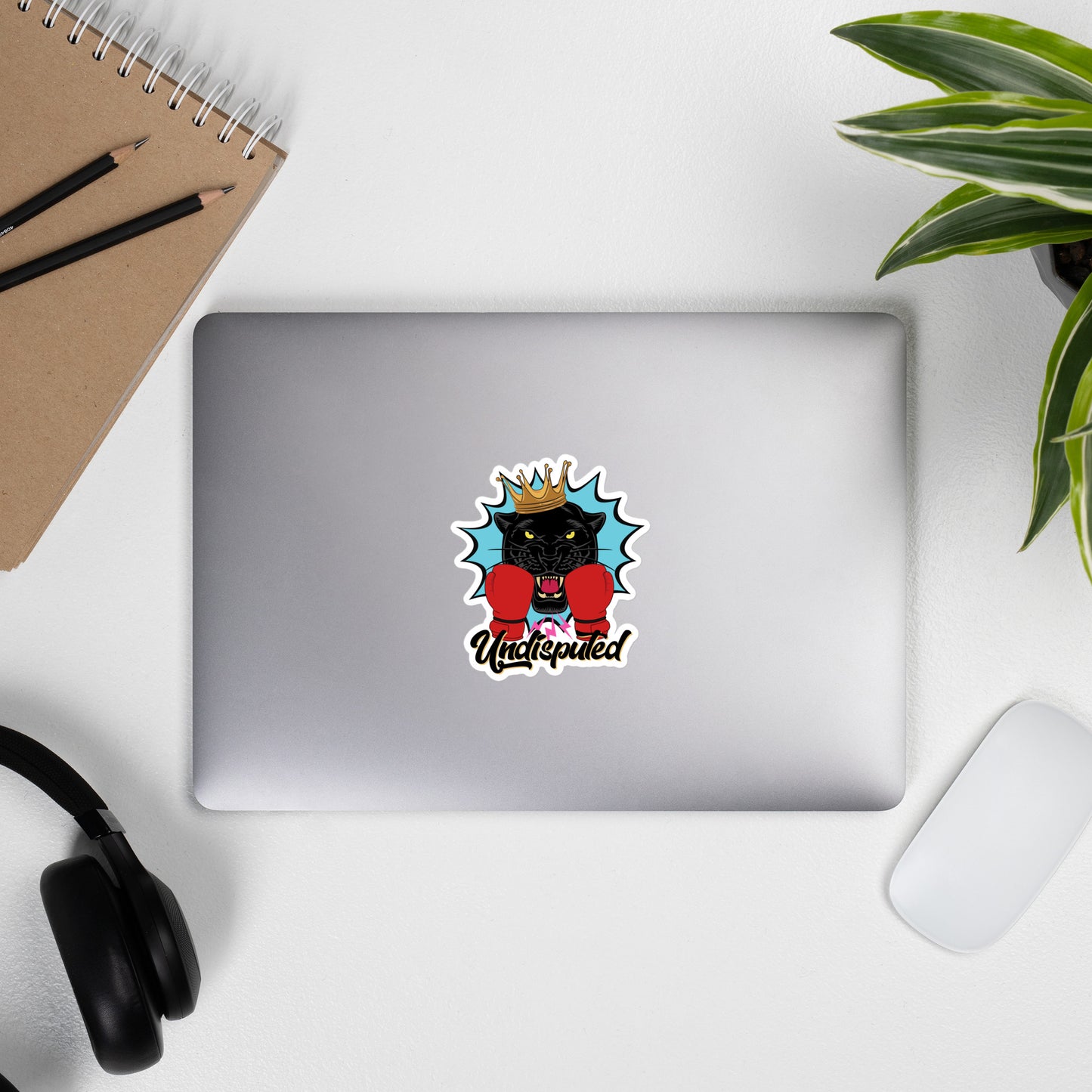 Undisputed CHAMP Panther Bubble-free stickers