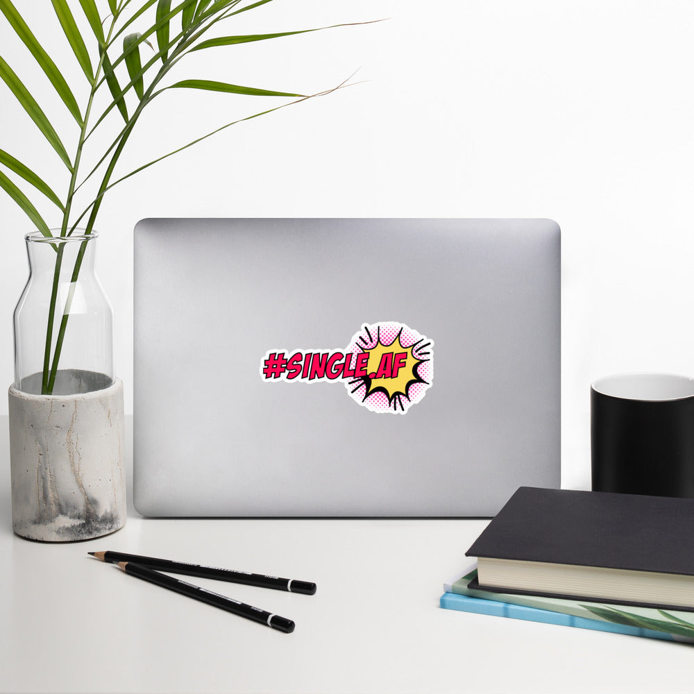 Single AF pop art Bubble-free stickers