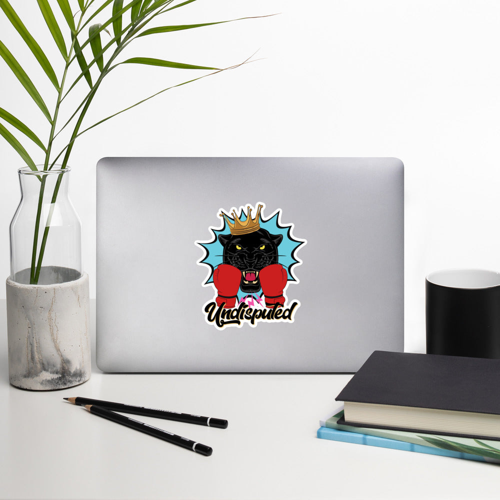 Undisputed CHAMP Panther Bubble-free stickers