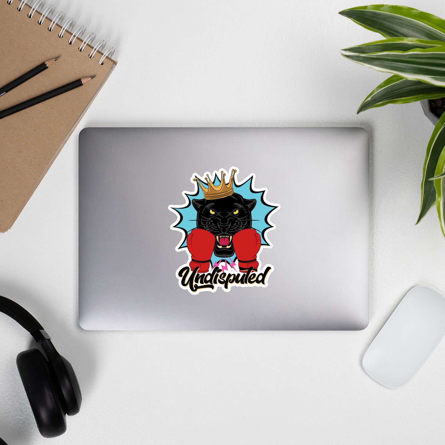 Undisputed CHAMP Panther Bubble-free stickers