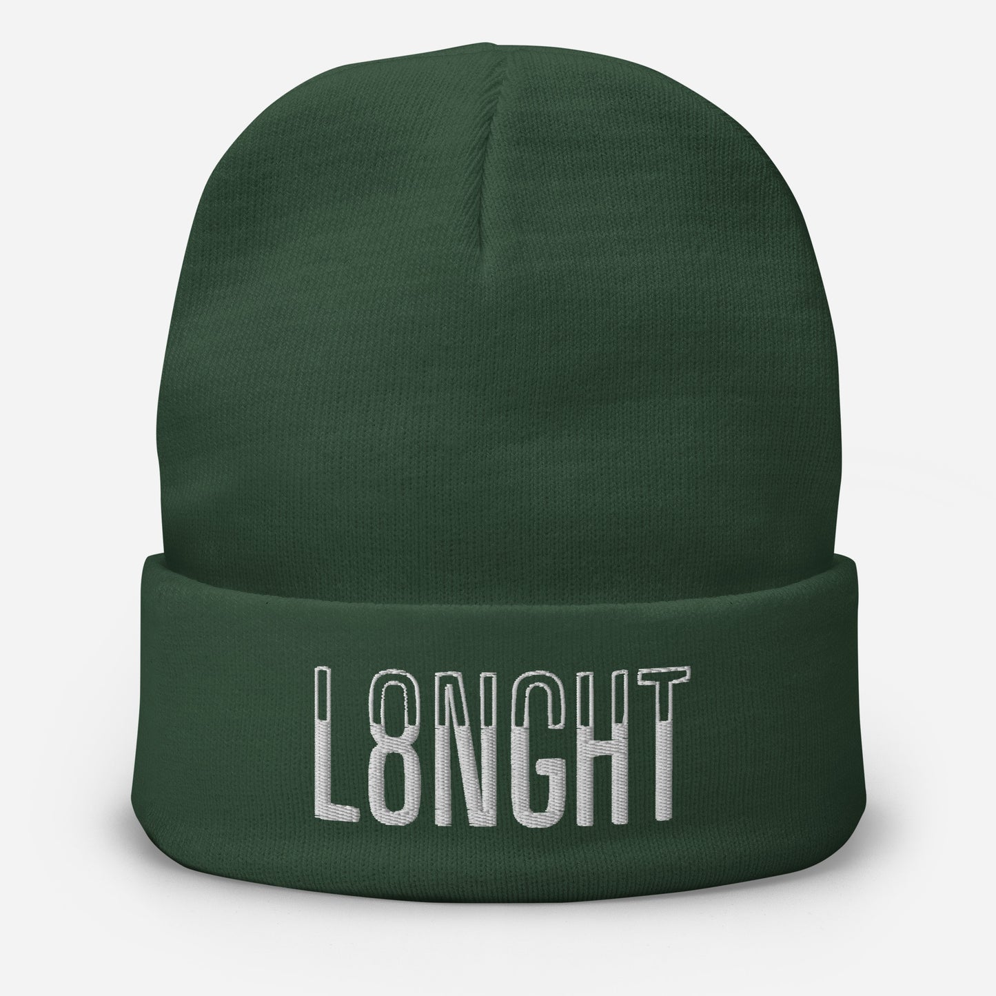 L8NGHT Logo Embroidered Beanie