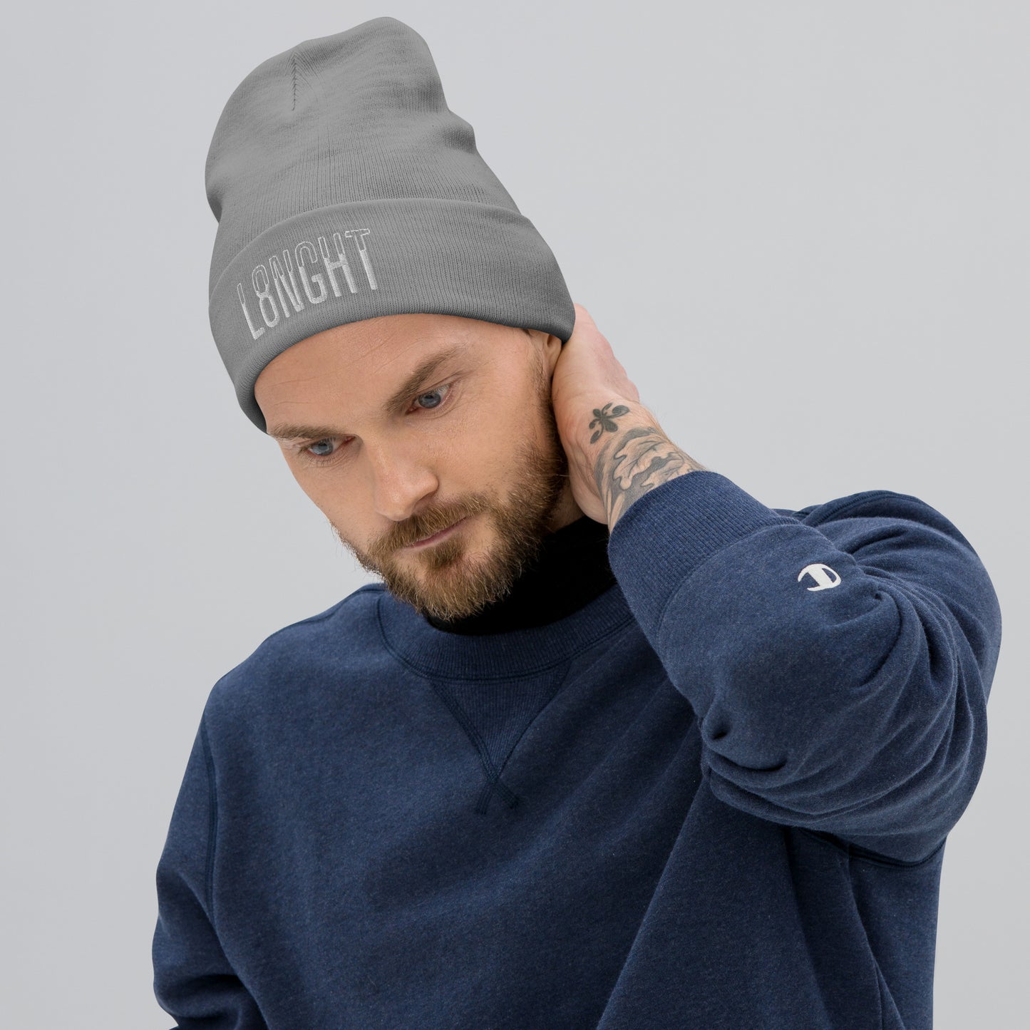 L8NGHT Logo Embroidered Beanie