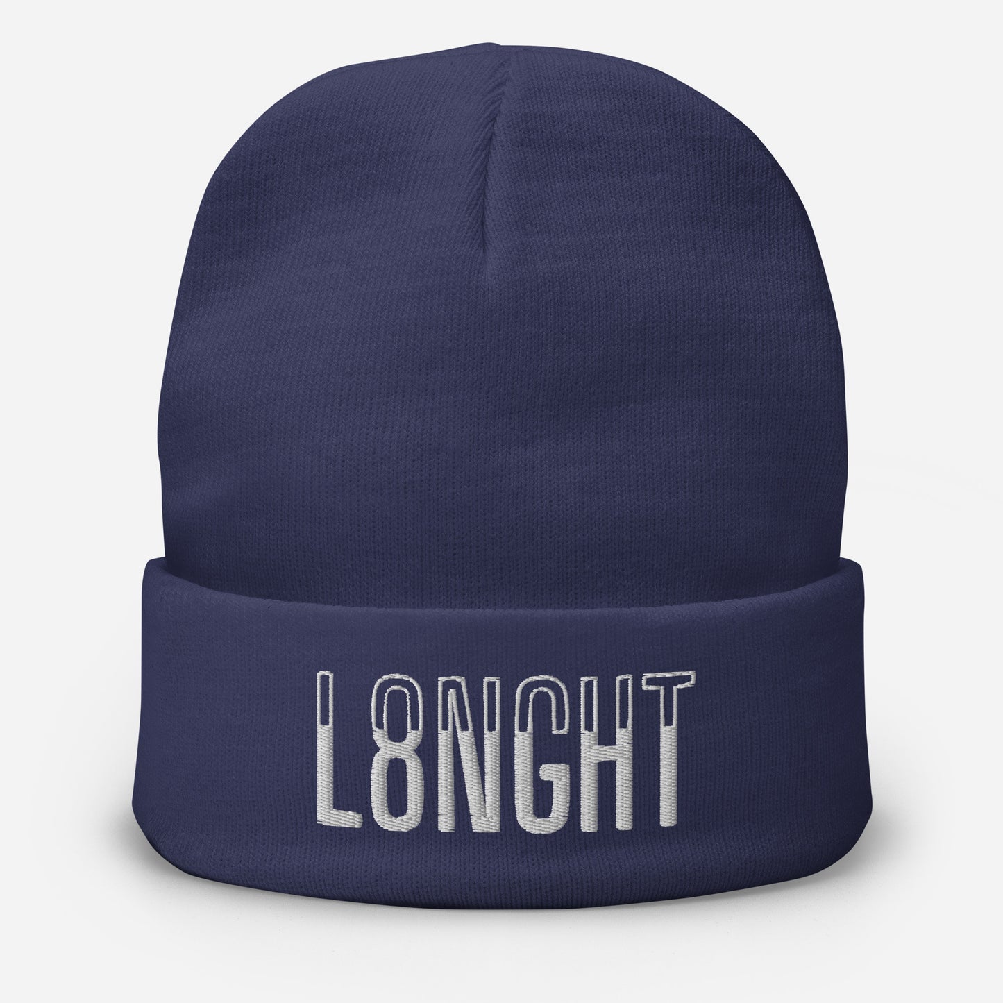 L8NGHT Logo Embroidered Beanie