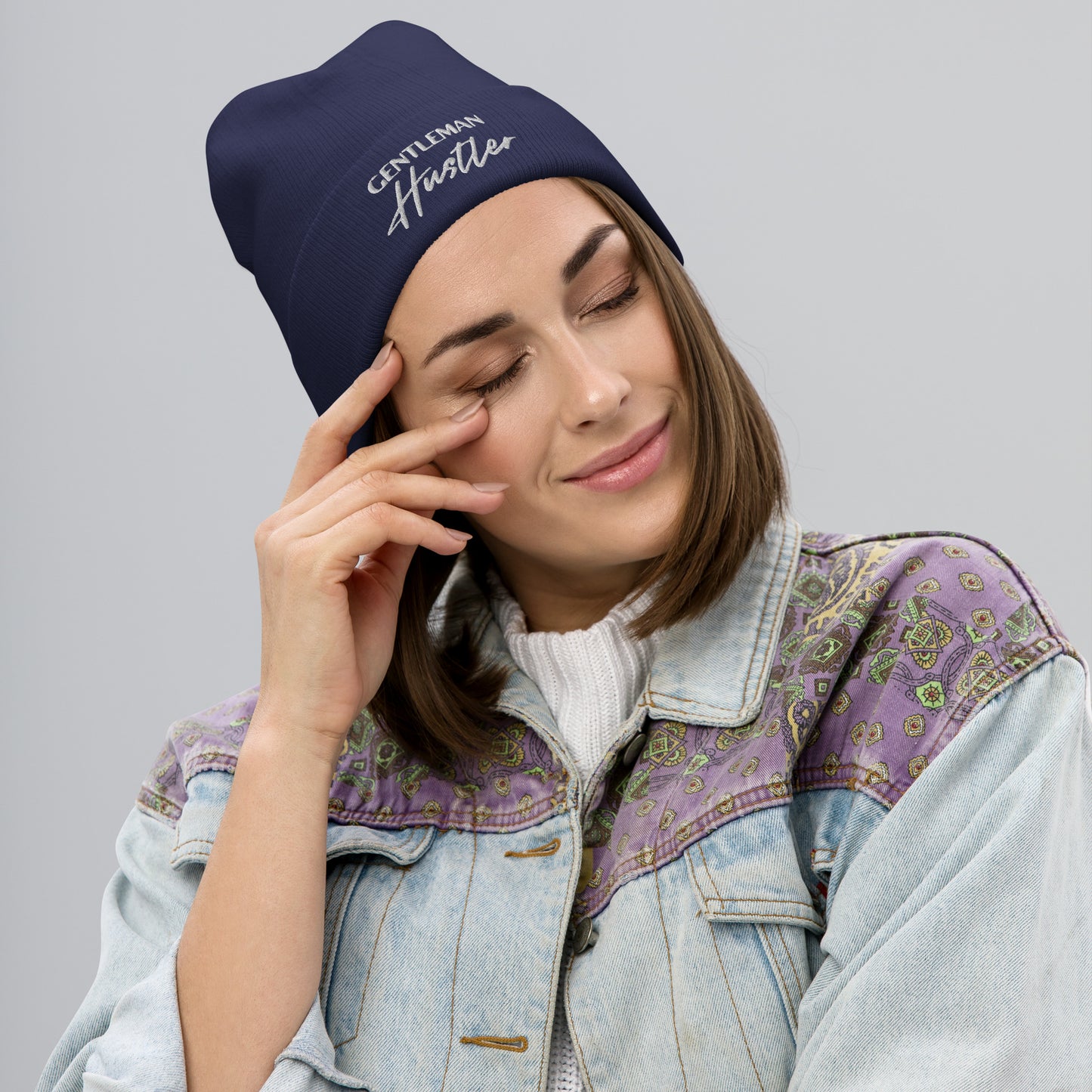 Gentleman Hustler Embroidered Beanie