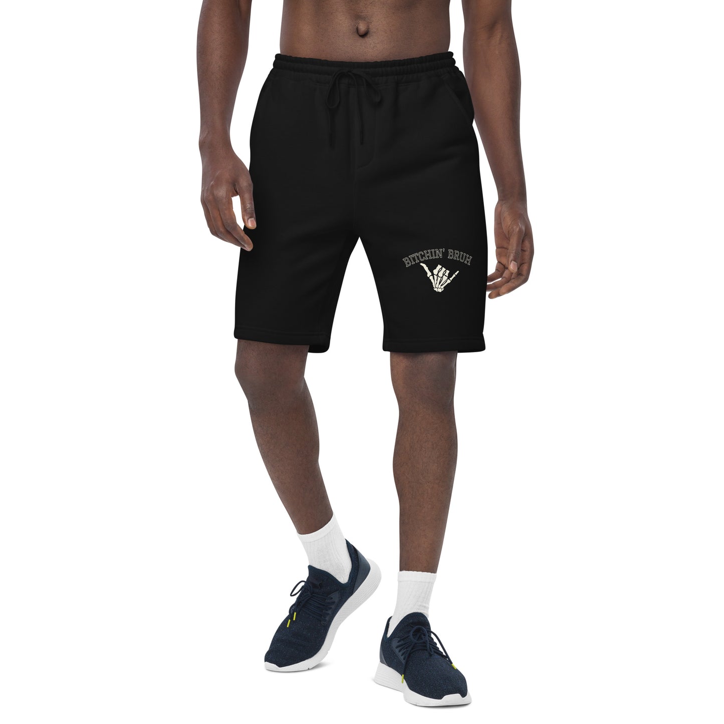 Bitchin' Bruh Men's fleece shorts