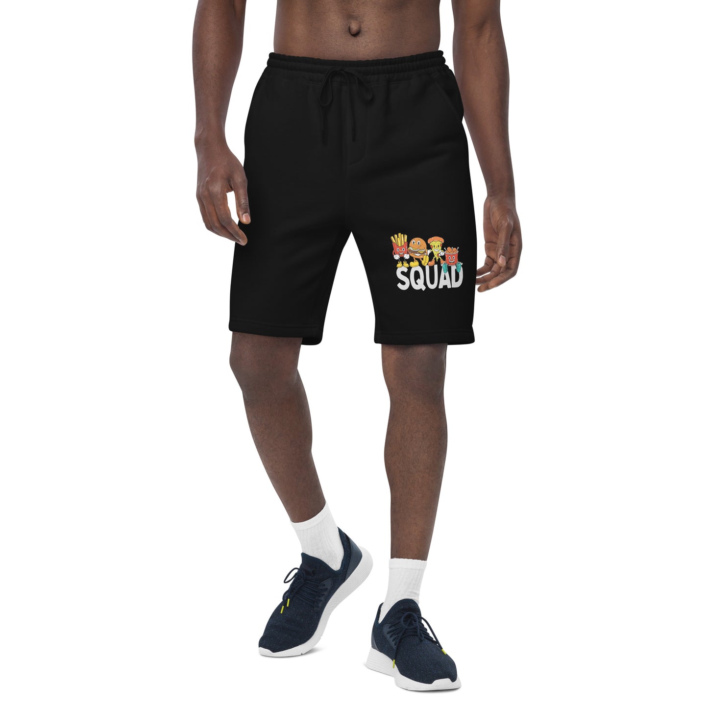 Fast Food Squad - Let's eat! Men's fleece shorts
