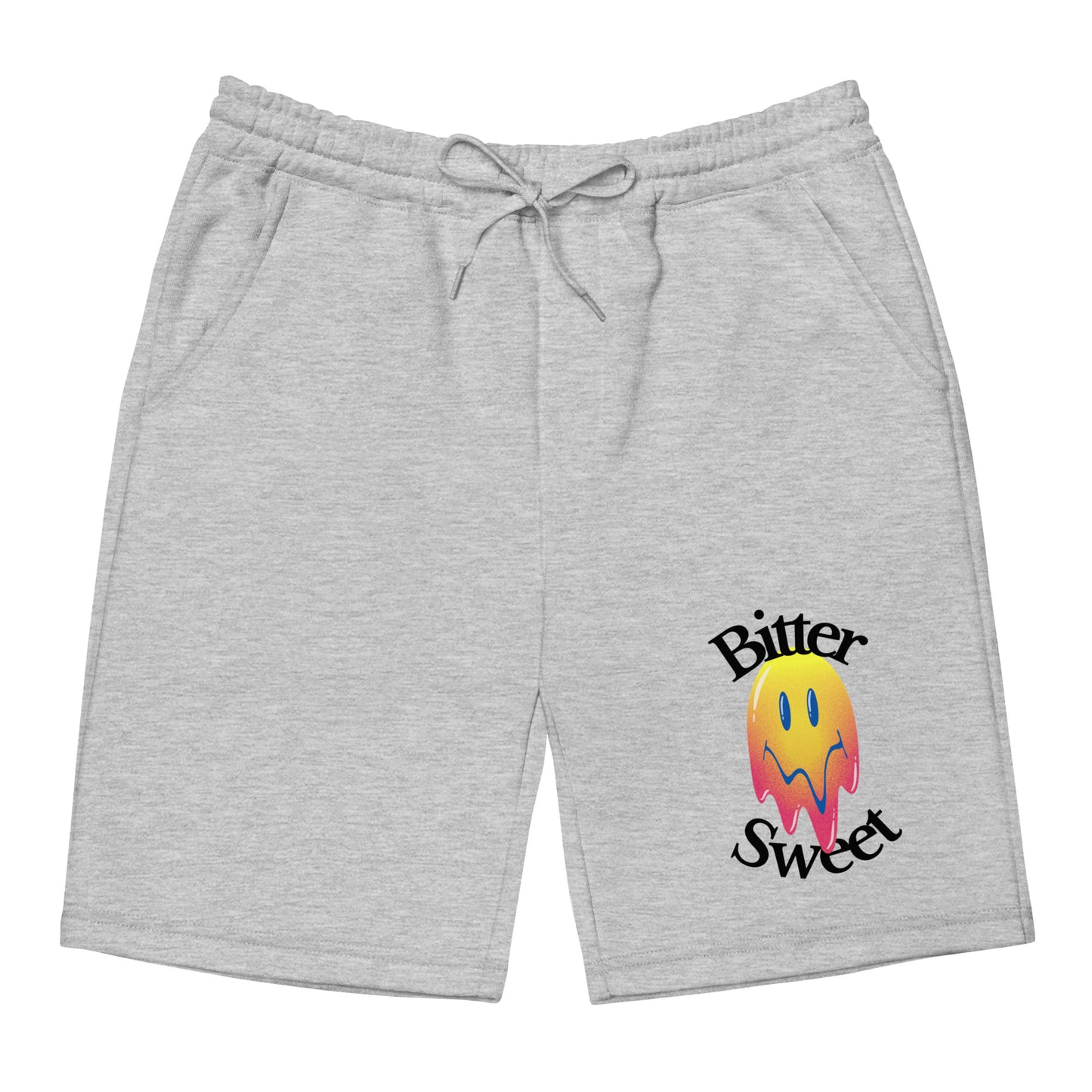 Bitter Sweet Smiley Men's fleece shorts