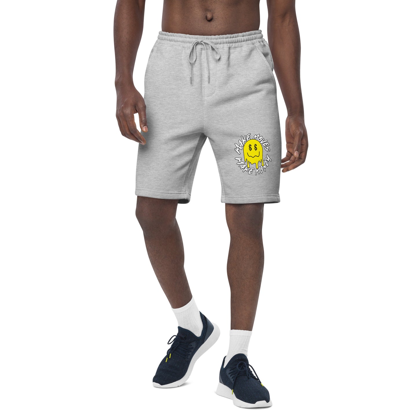 Smile - Make Moves Make Money Men's fleece shorts