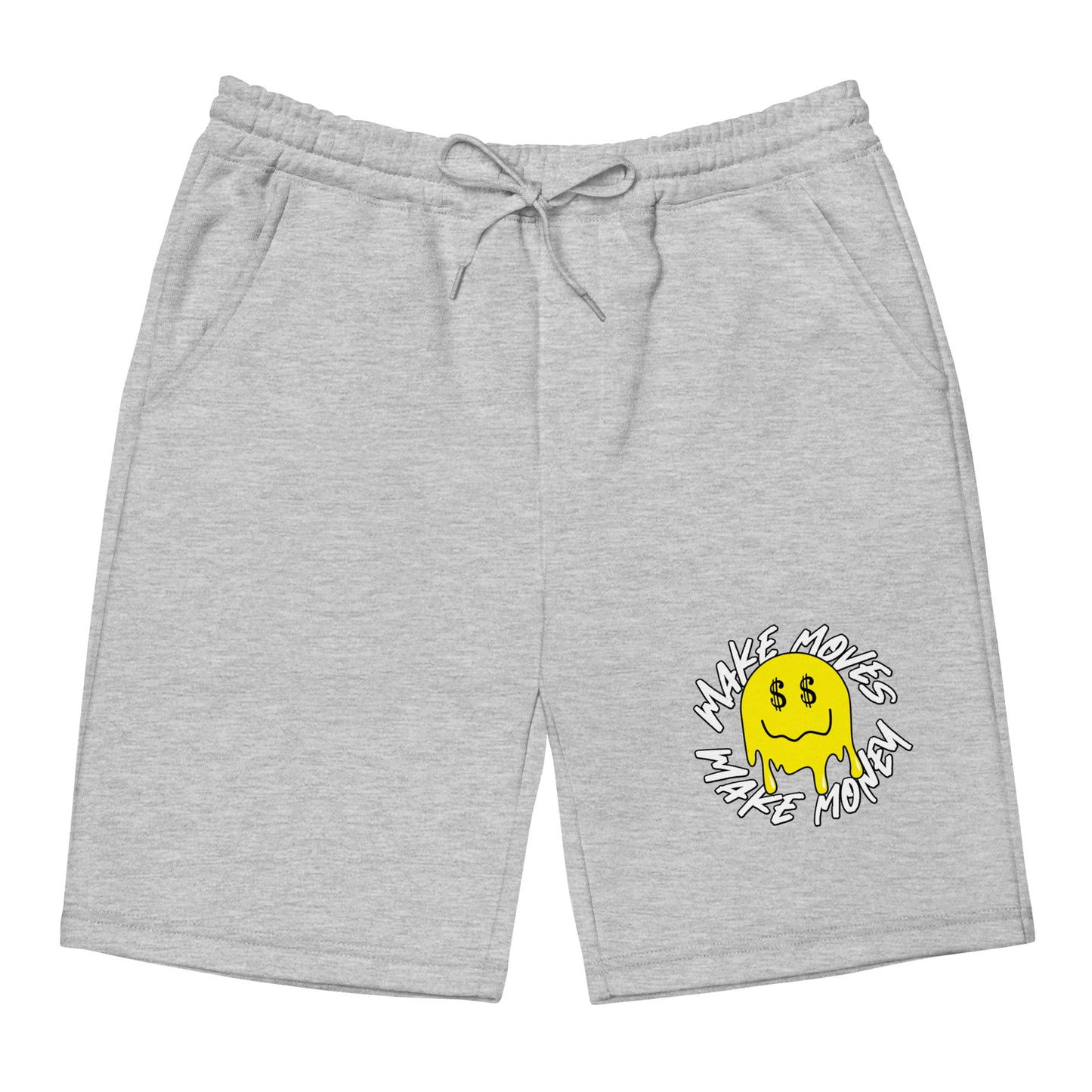 Smile - Make Moves Make Money Men's fleece shorts