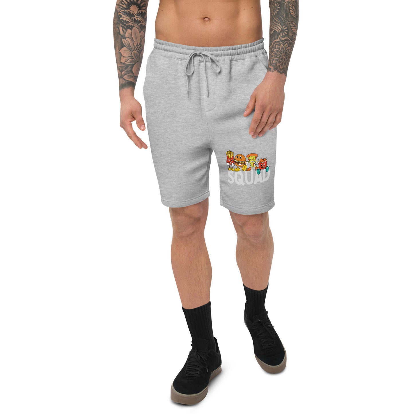 Fast Food Squad - Let's eat! Men's fleece shorts