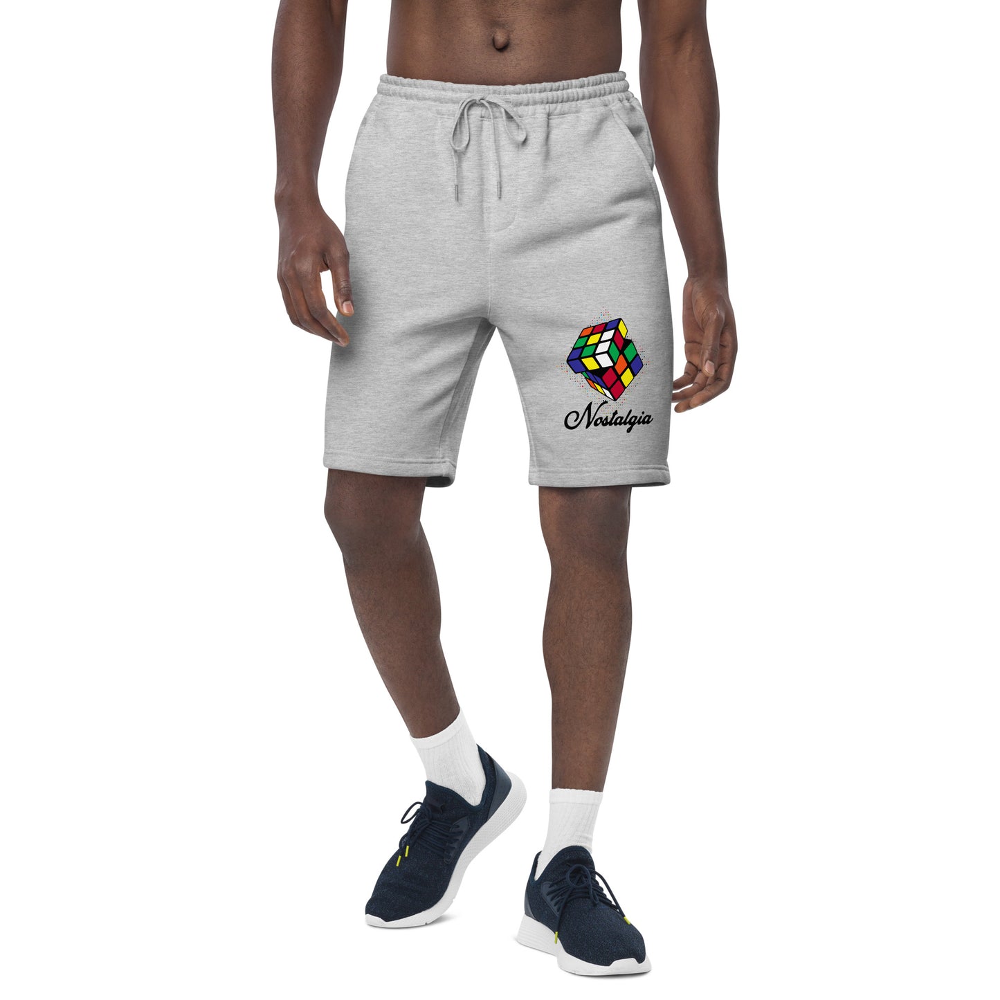 Nostalgia Rubik's Cube Men's fleece shorts