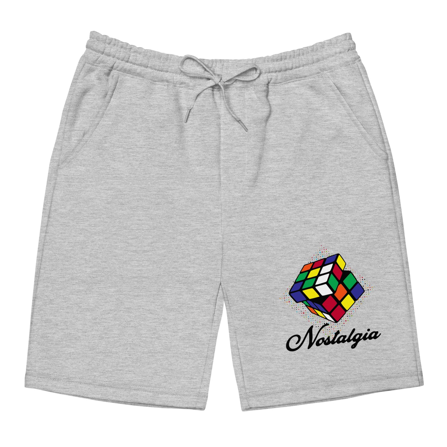 Nostalgia Rubik's Cube Men's fleece shorts