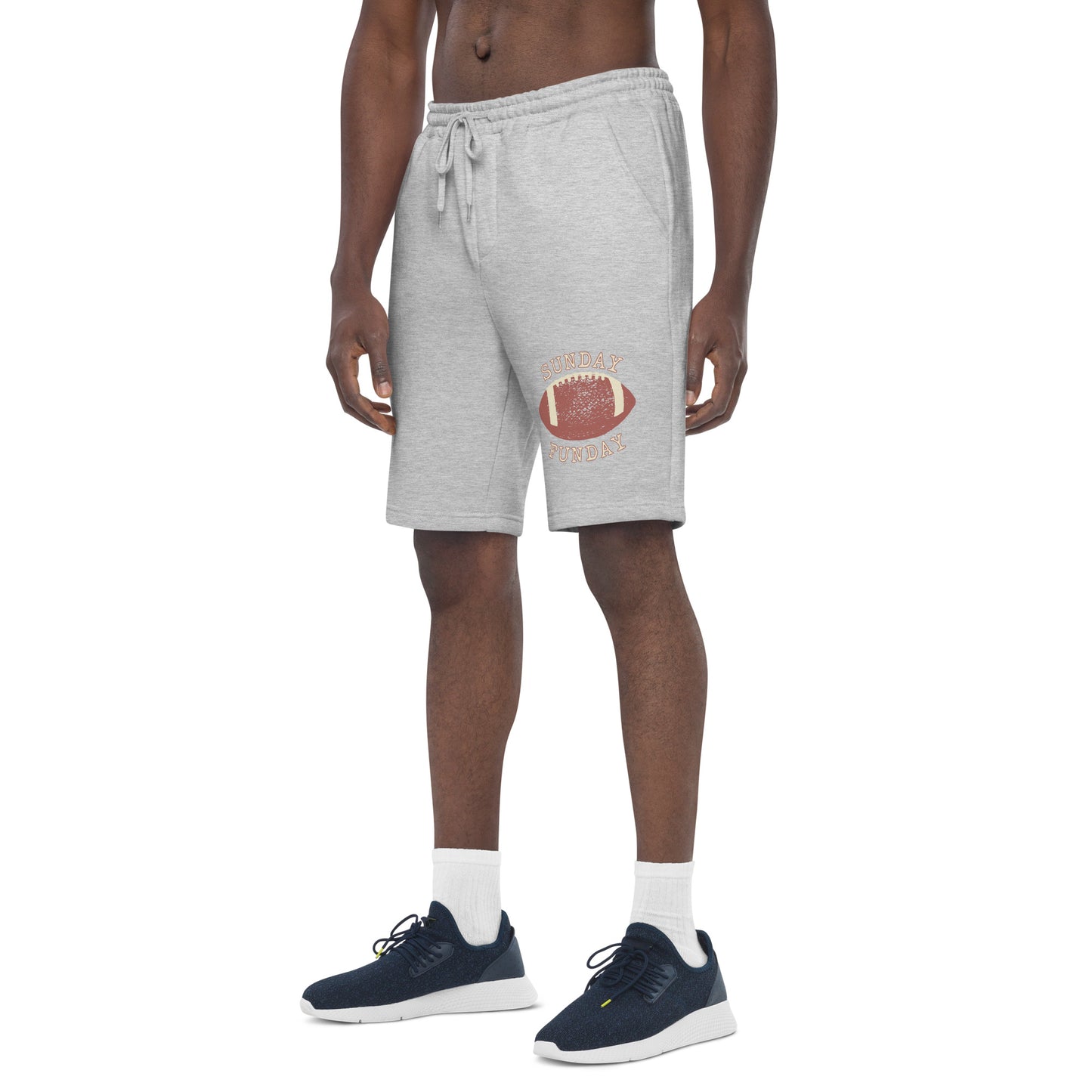 Sunday Funday football Men's fleece shorts