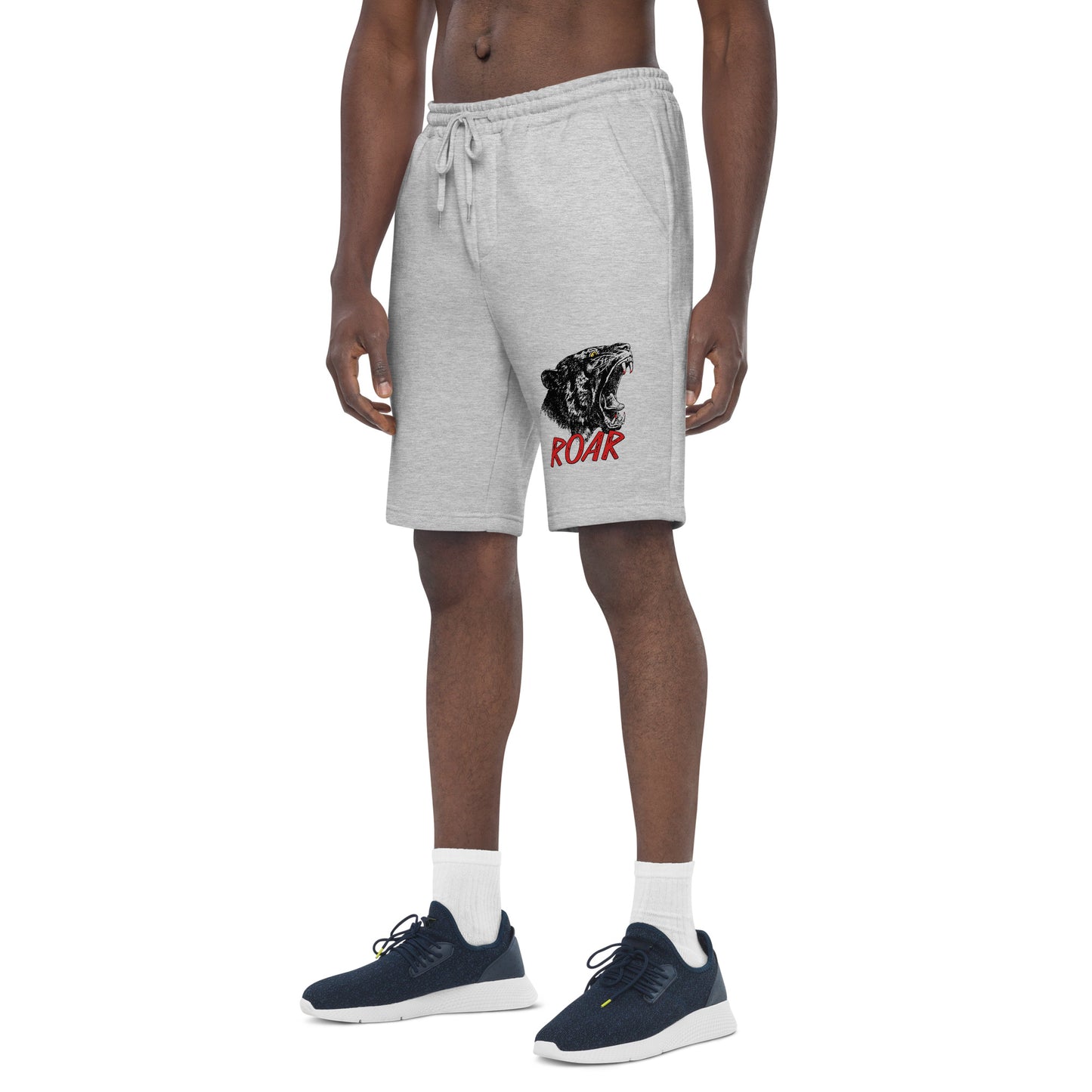 Panther Roar - King of the jungle Men's fleece shorts