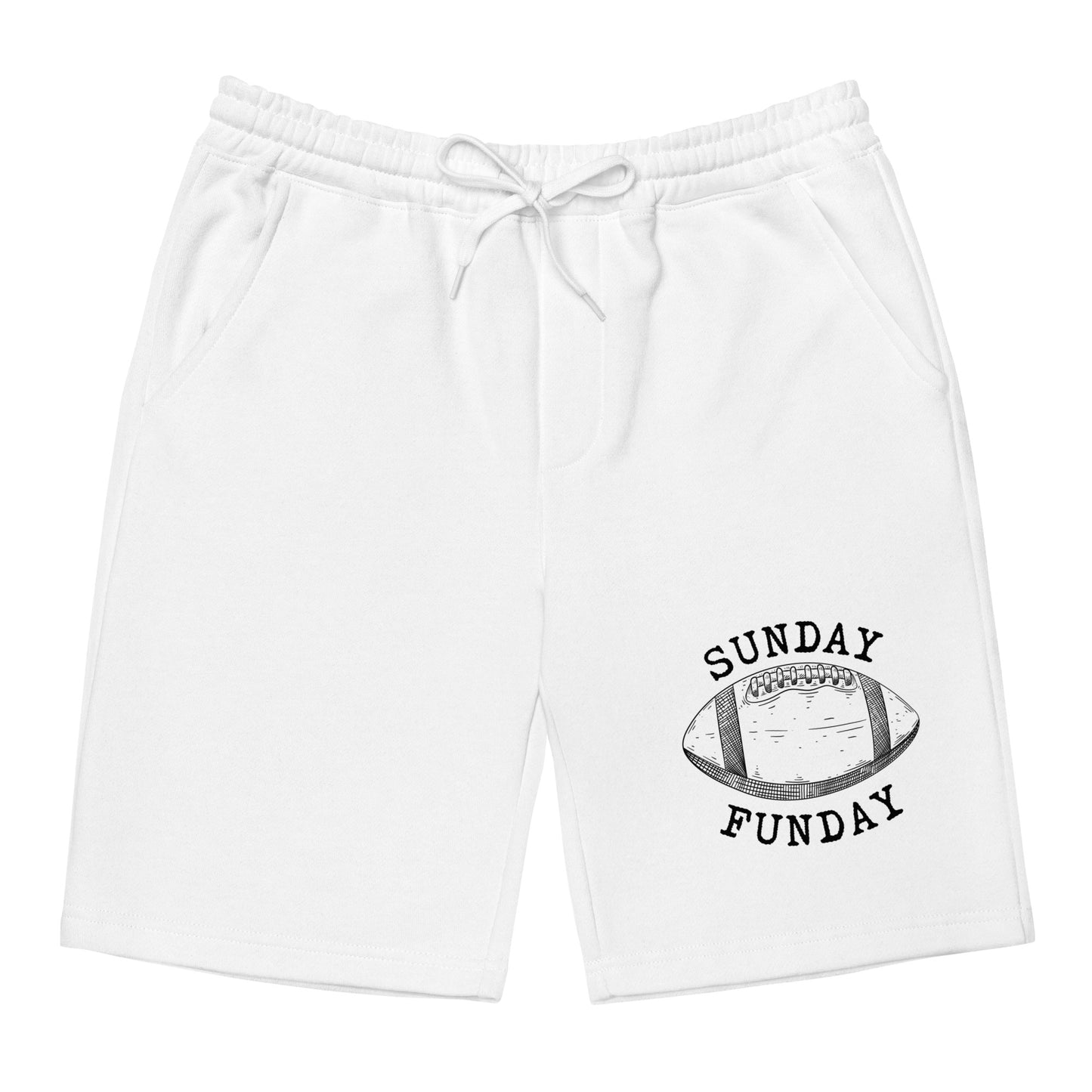 Sunday Funday football Men's fleece shorts