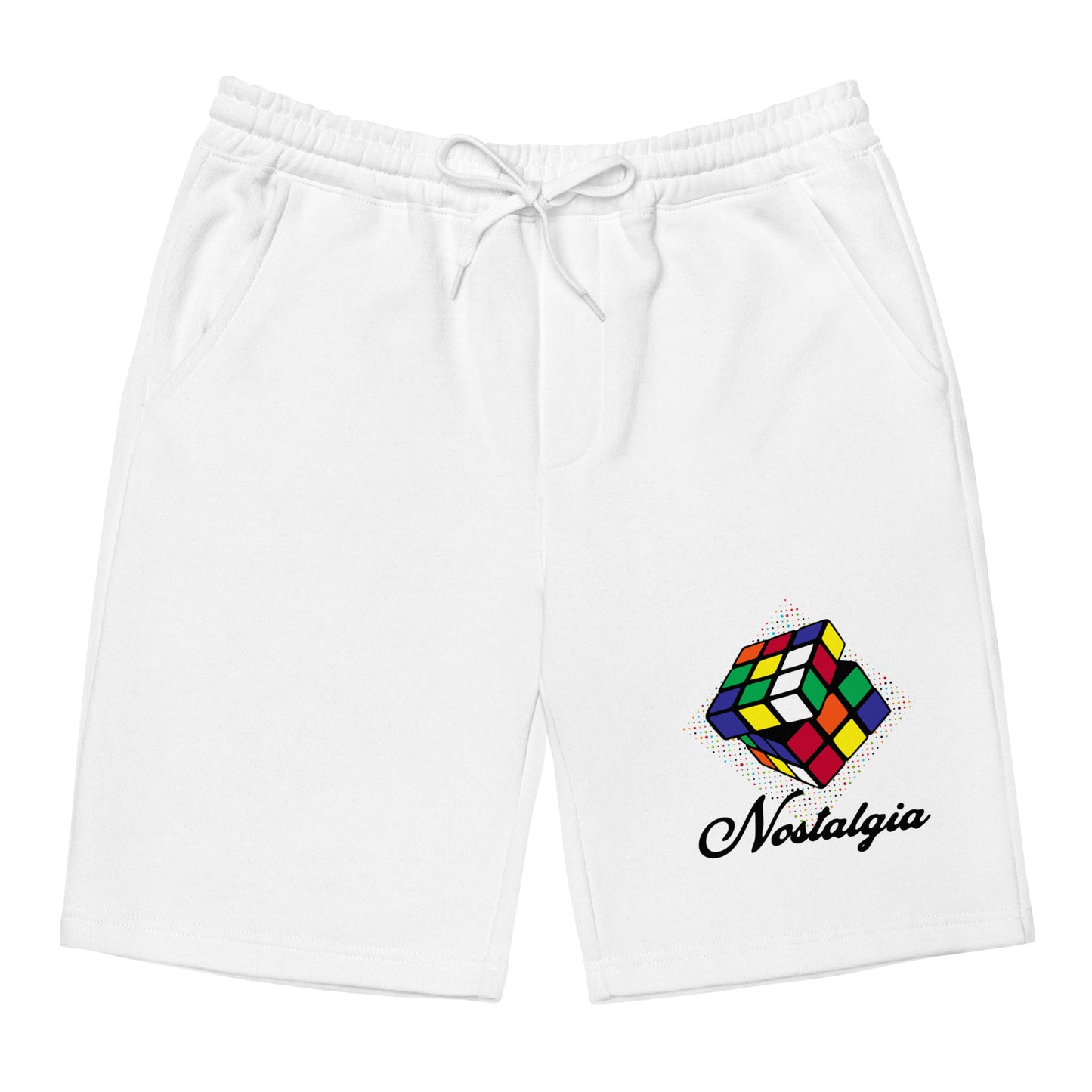 Nostalgia Rubik's Cube Men's fleece shorts