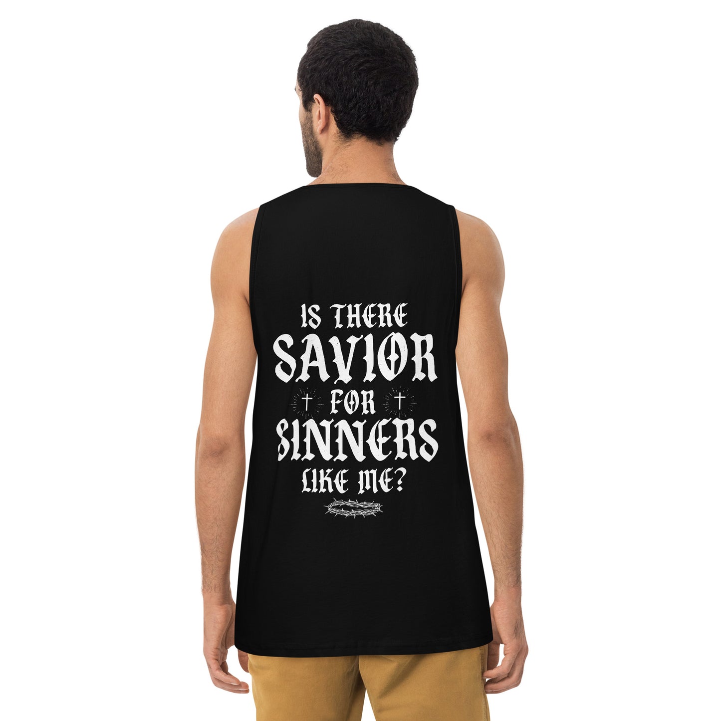 Savior of Sinners Men’s premium tank top