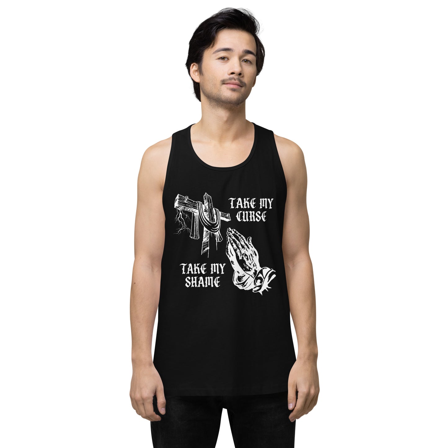 Savior of Sinners Men’s premium tank top