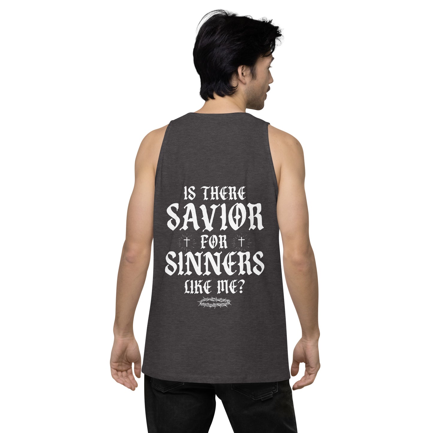 Savior of Sinners Men’s premium tank top