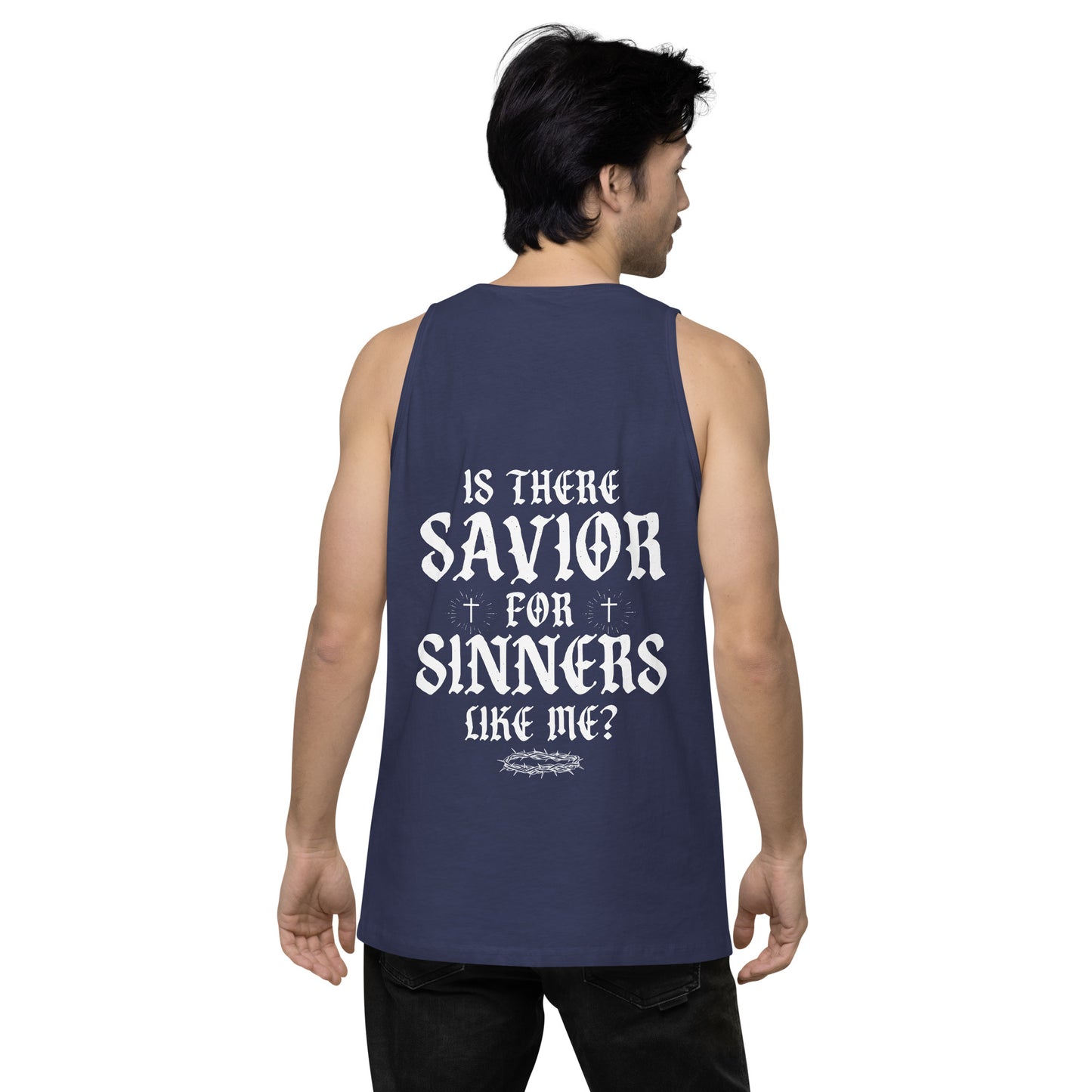 Savior of Sinners Men’s premium tank top