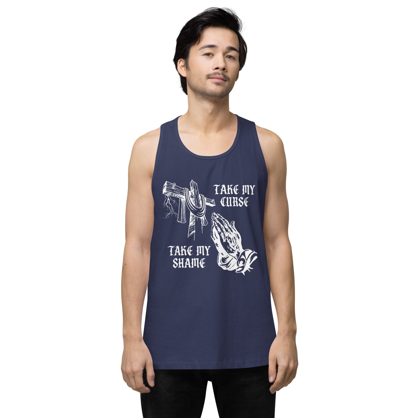 Savior of Sinners Men’s premium tank top
