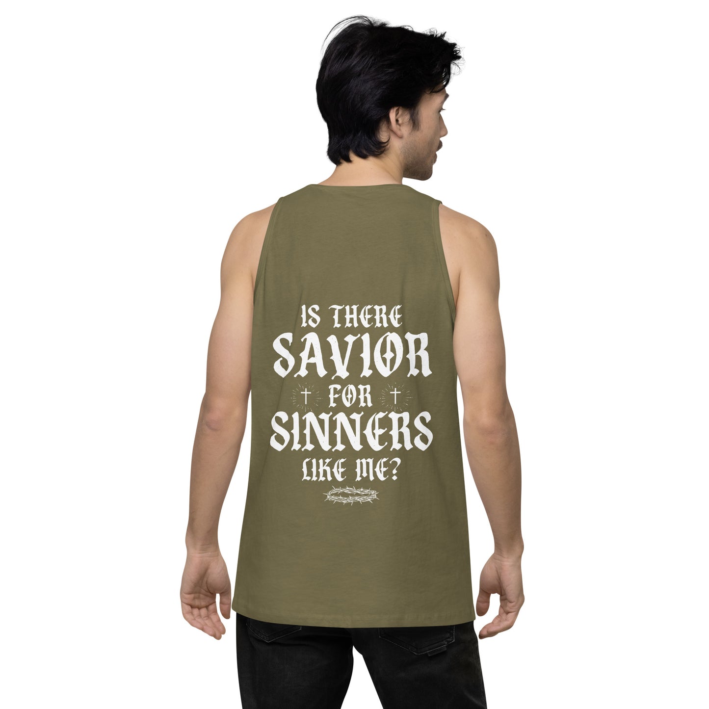 Savior of Sinners Men’s premium tank top