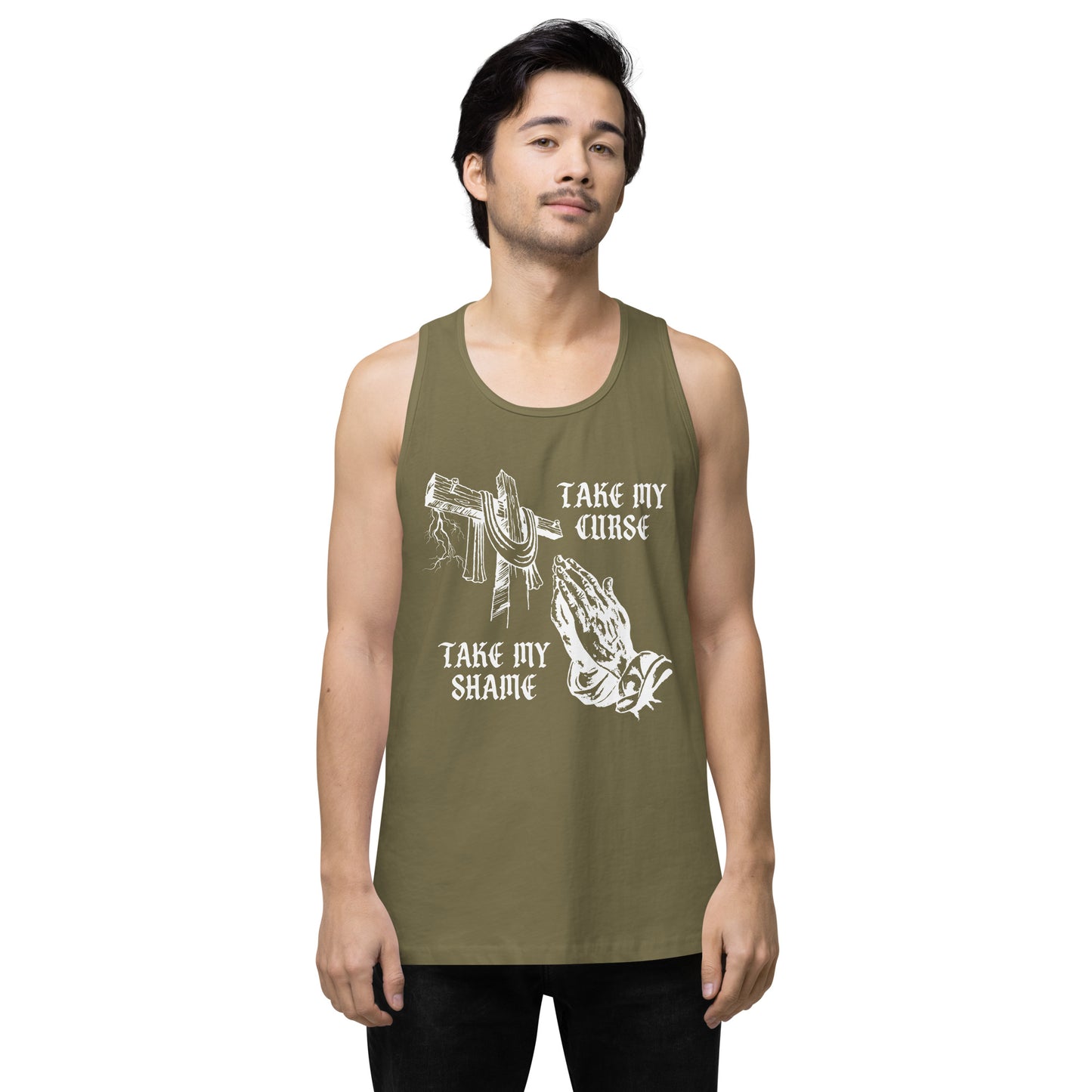 Savior of Sinners Men’s premium tank top