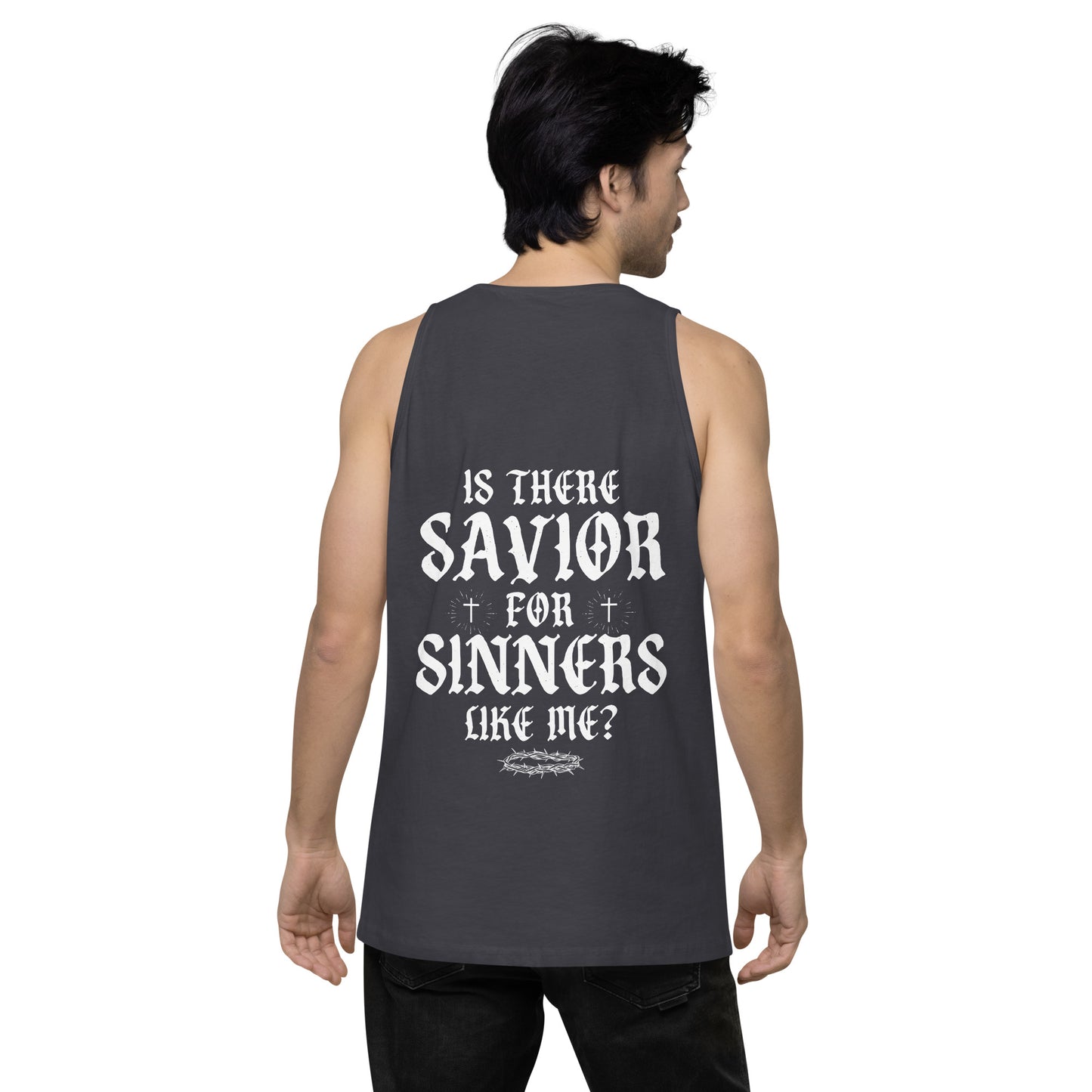 Savior of Sinners Men’s premium tank top