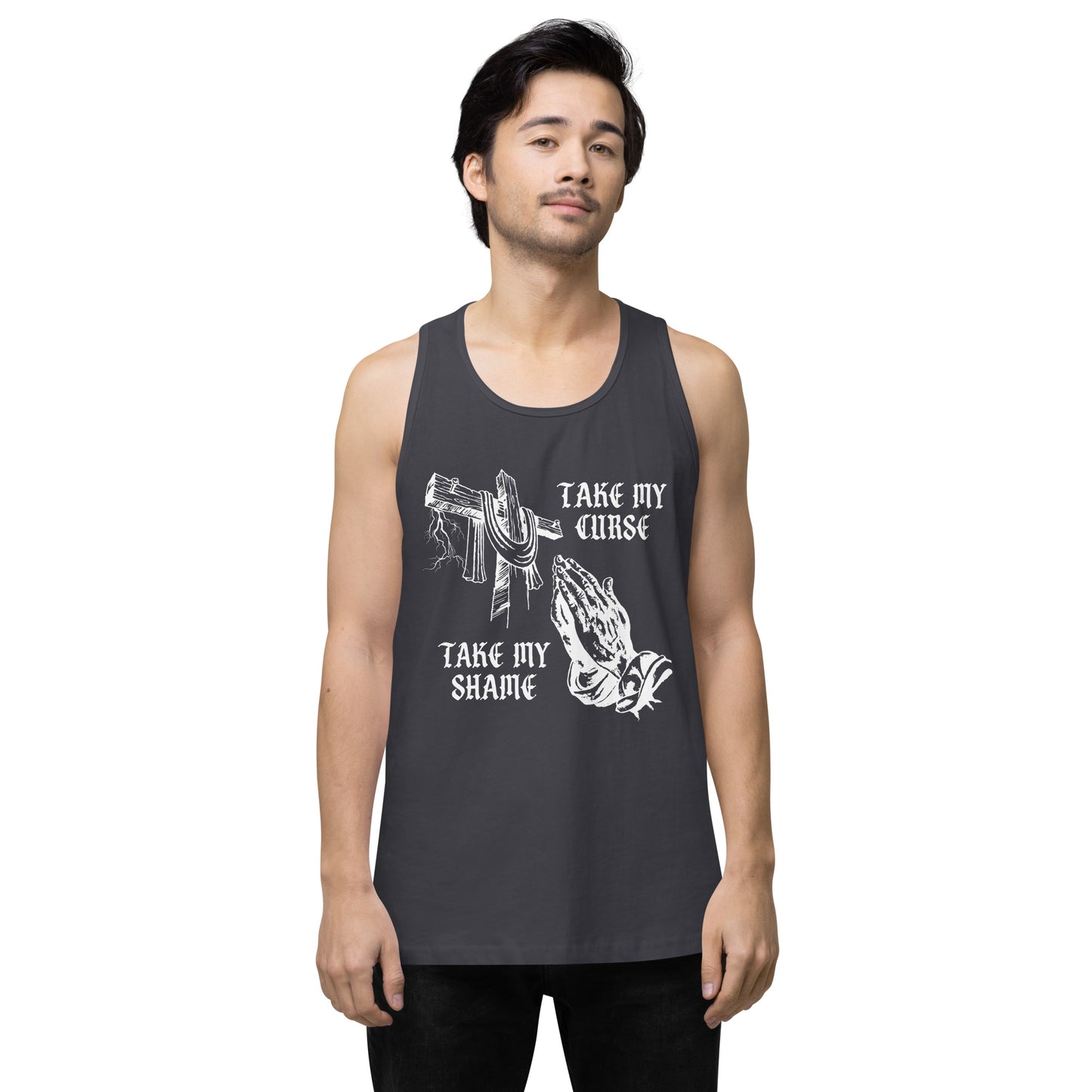 Savior of Sinners Men’s premium tank top
