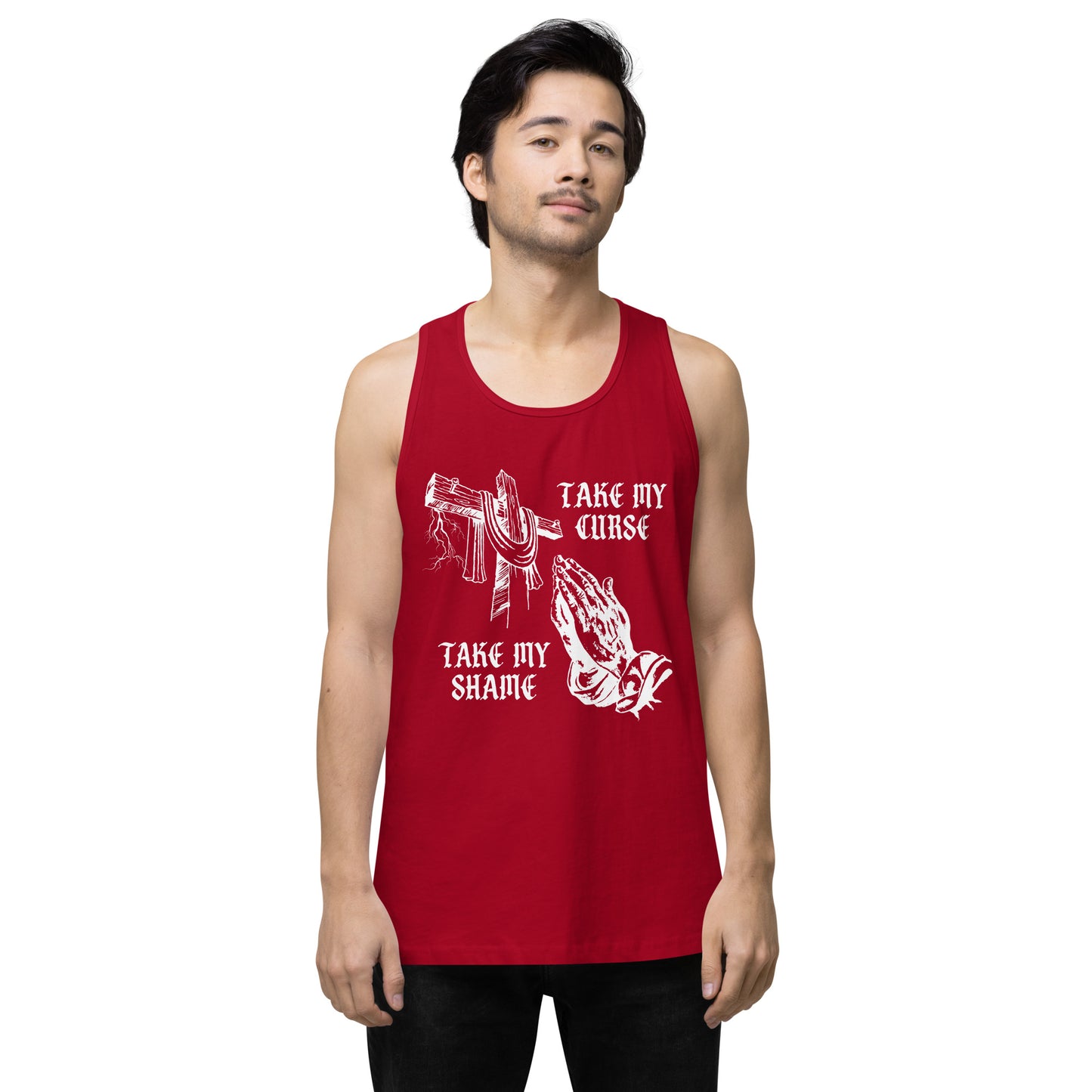 Savior of Sinners Men’s premium tank top