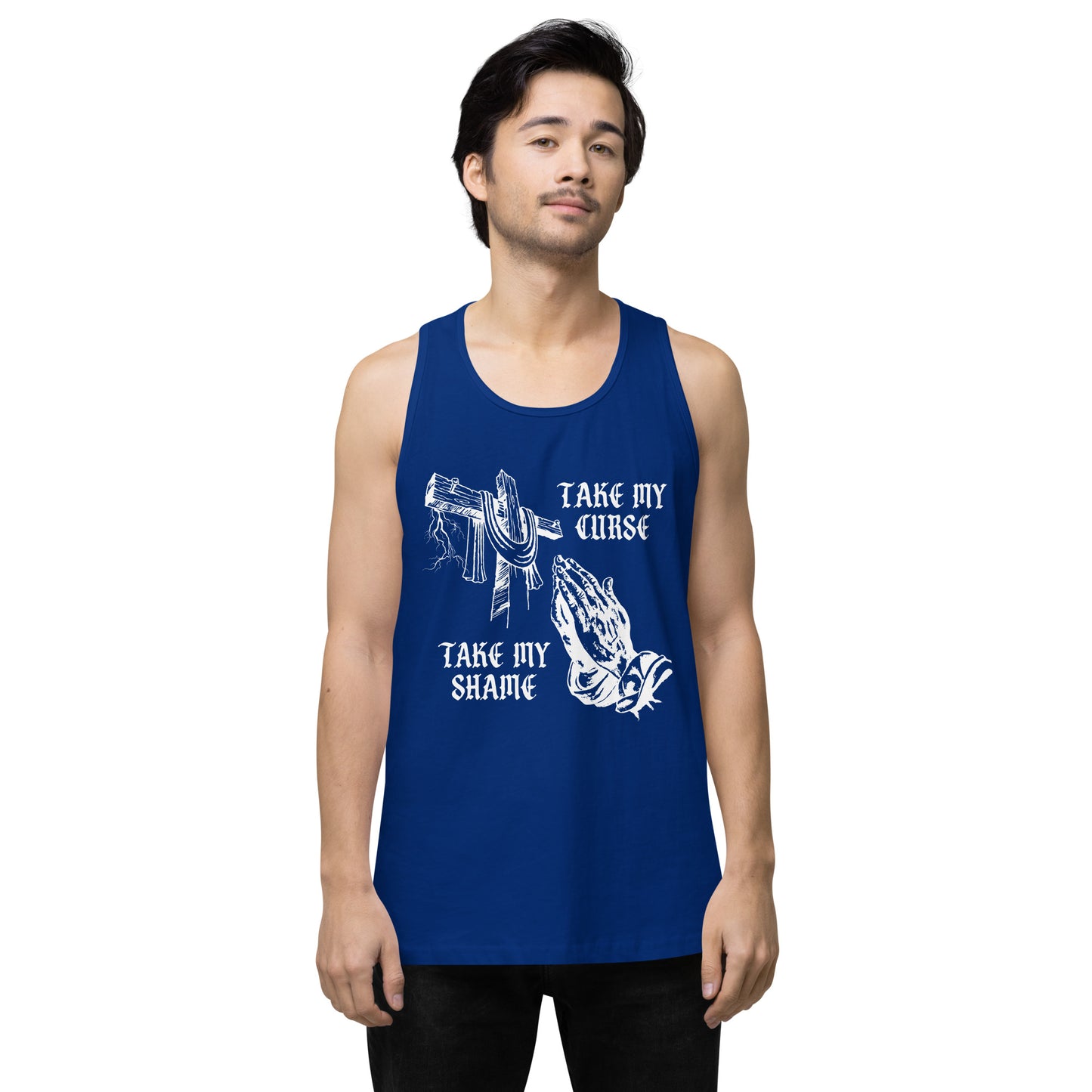 Savior of Sinners Men’s premium tank top