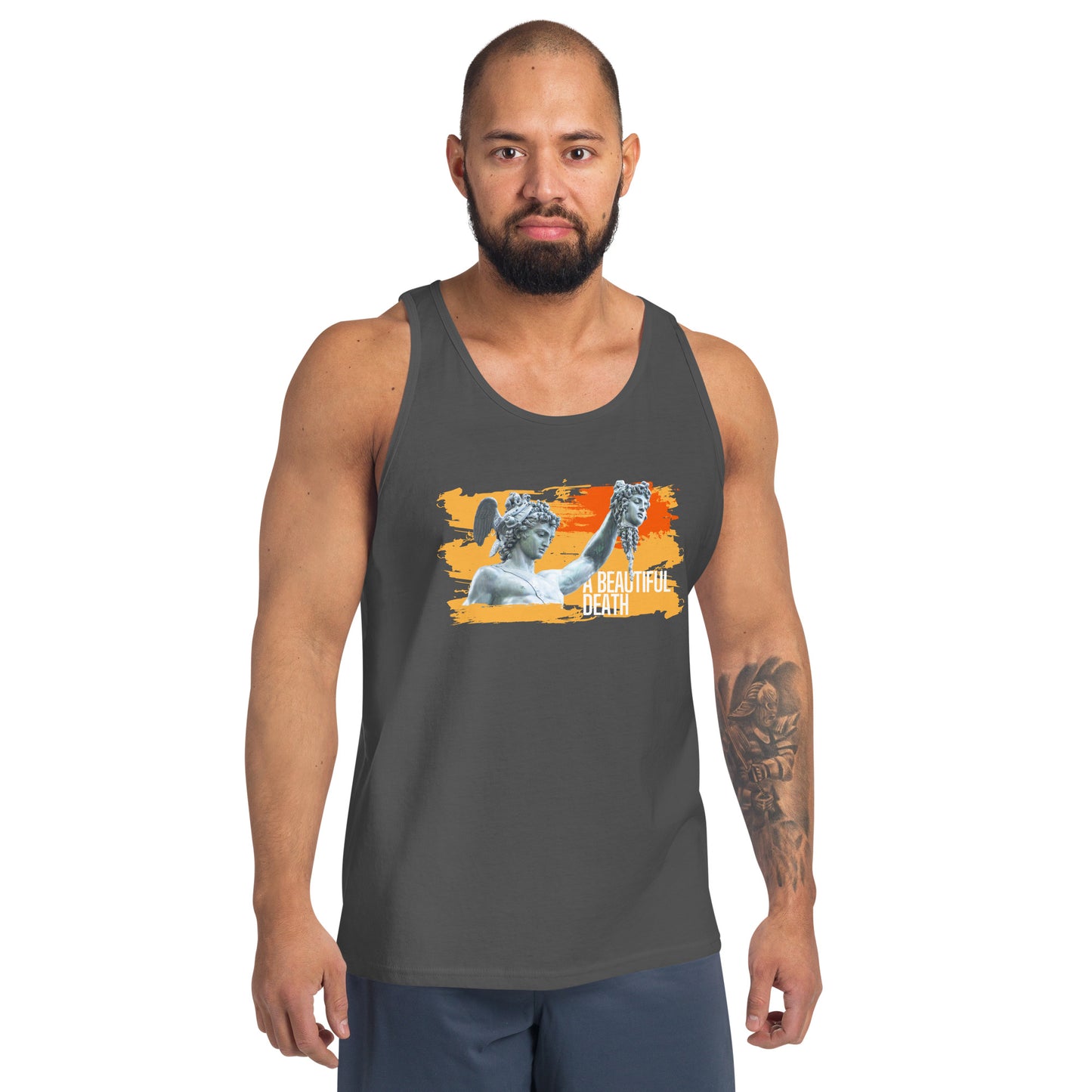 Artwork Painting Beautiful Death Statue Unisex Tank Top