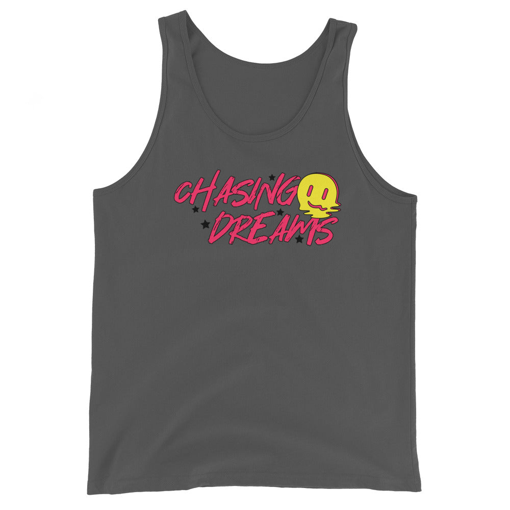 Chasing Dreams - Melting Emoji Unisex Tank Top