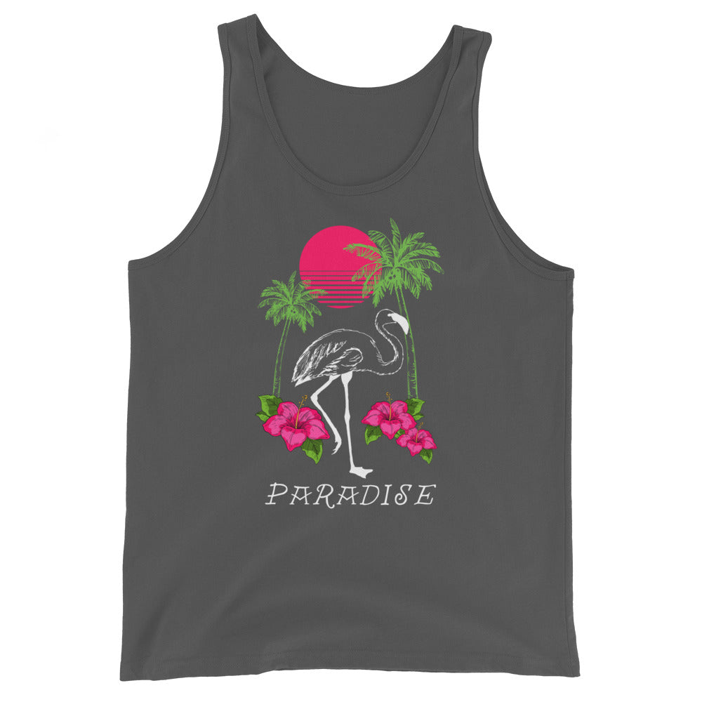 Flamingo Paradise Unisex Tank Top
