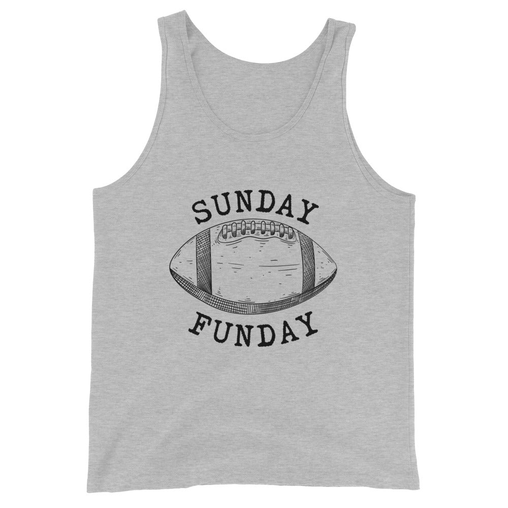 Sunday Funday football Unisex Tank Top
