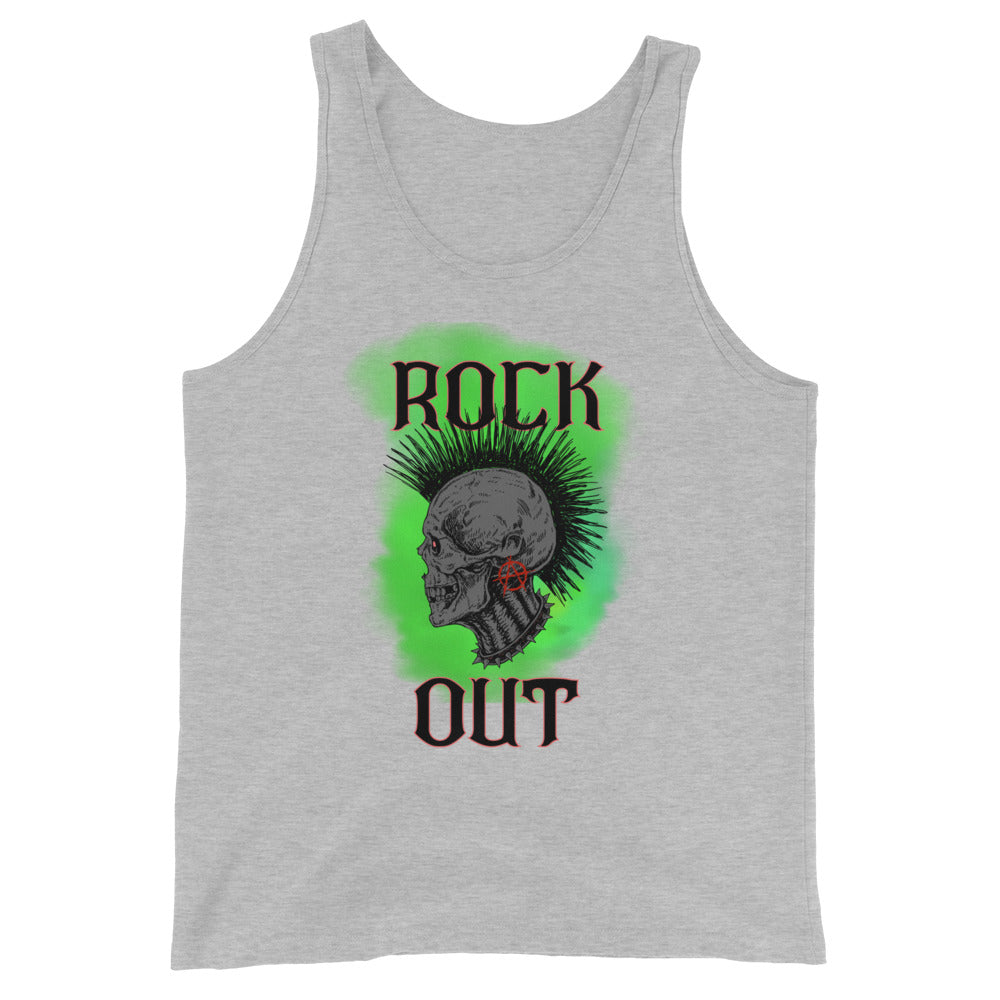 Rock Out Anarchy Skull Unisex Tank Top