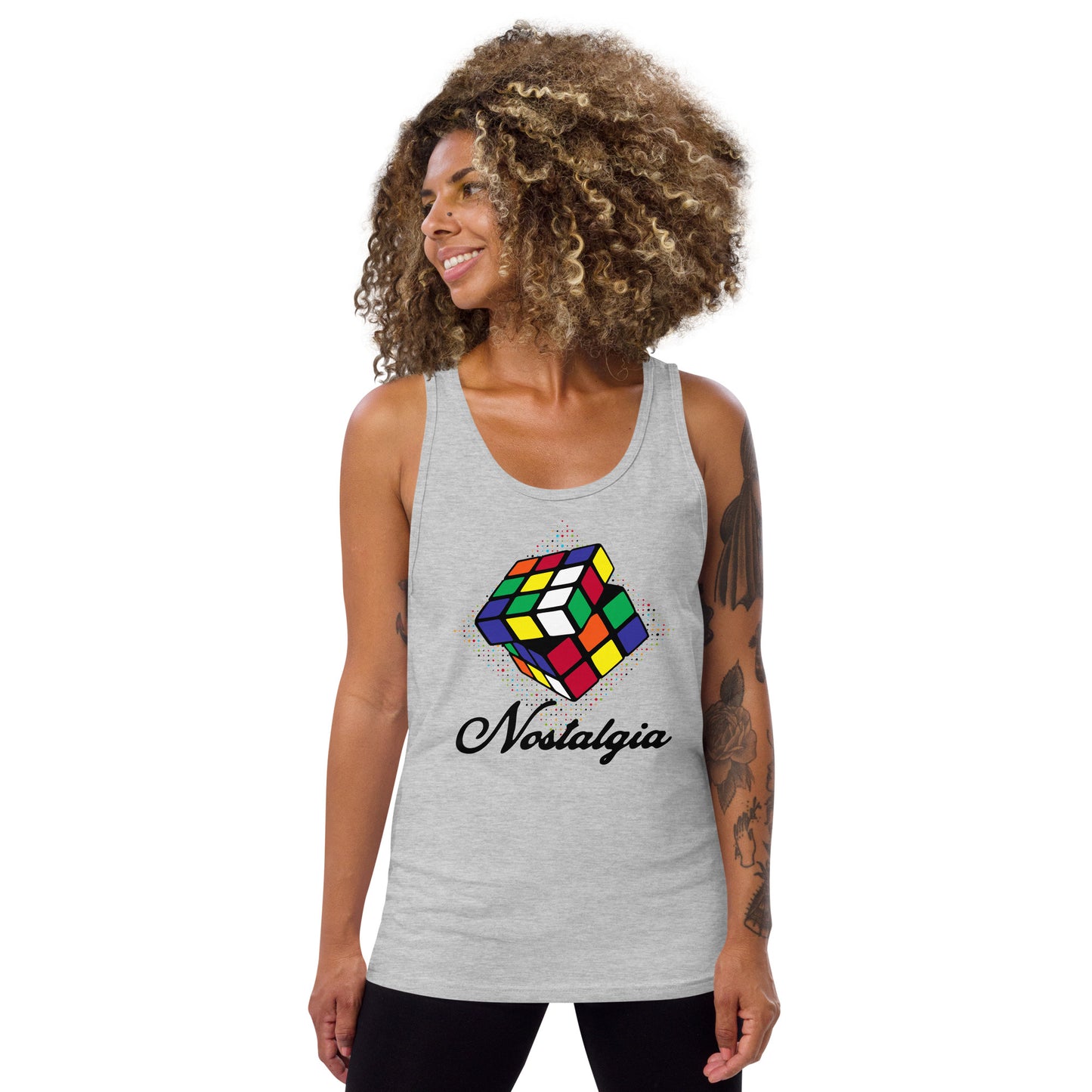 Nostalgia Rubik's Cube Unisex Tank Top