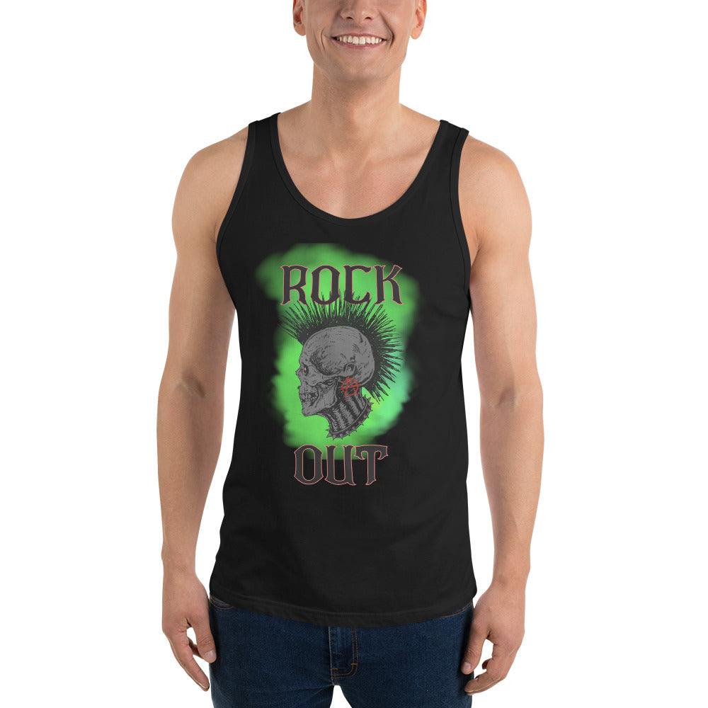 Rock Out Anarchy Skull Unisex Tank Top