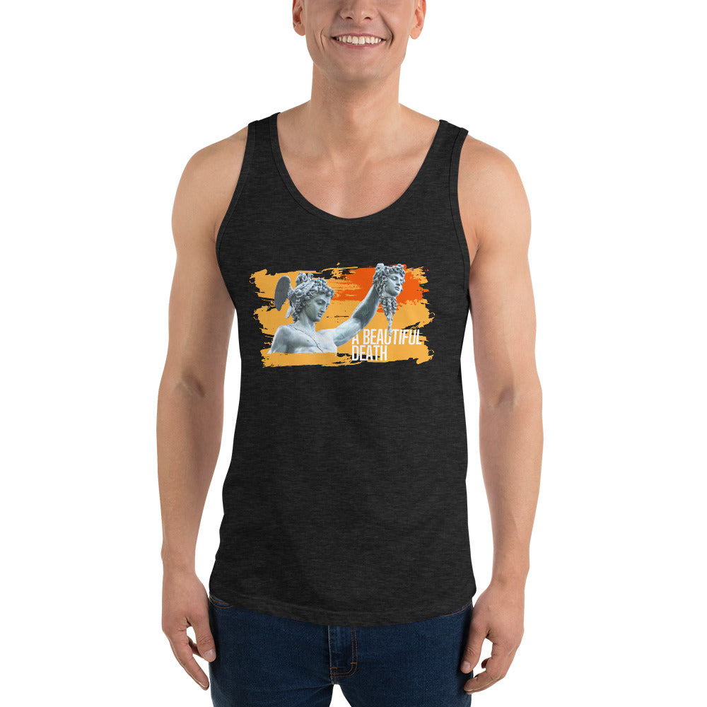 Artwork Painting Beautiful Death Statue Unisex Tank Top