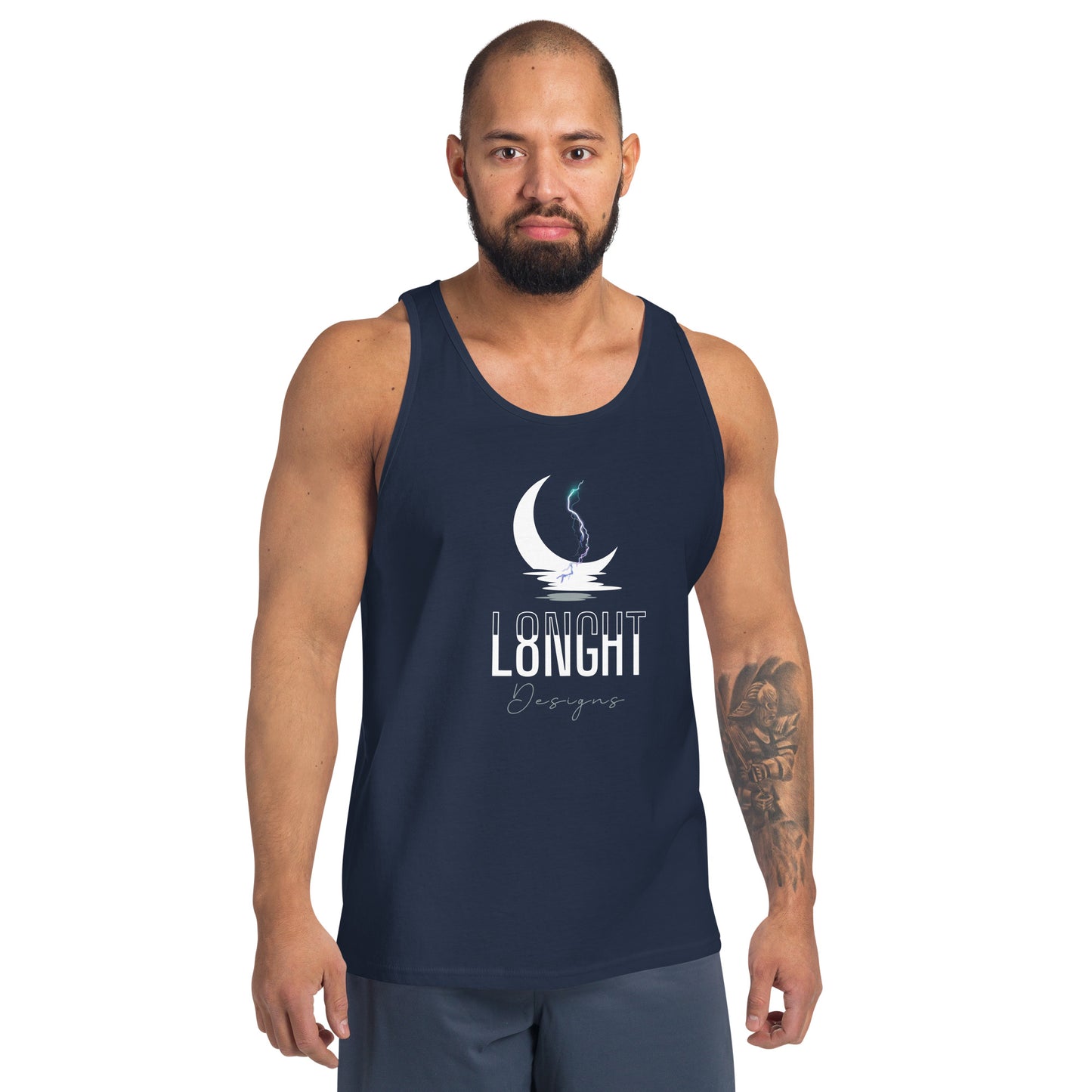 L8NGHT classic logo Unisex Tank Top