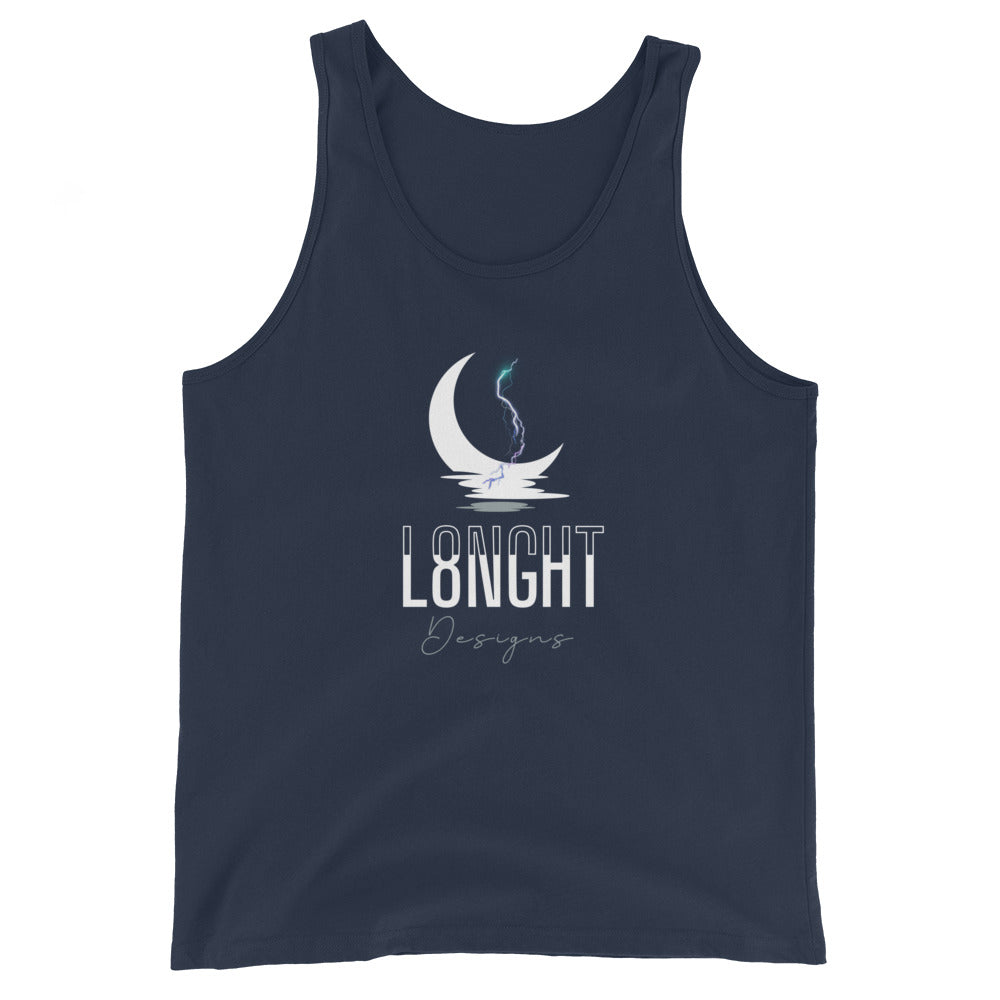 L8NGHT classic logo Unisex Tank Top
