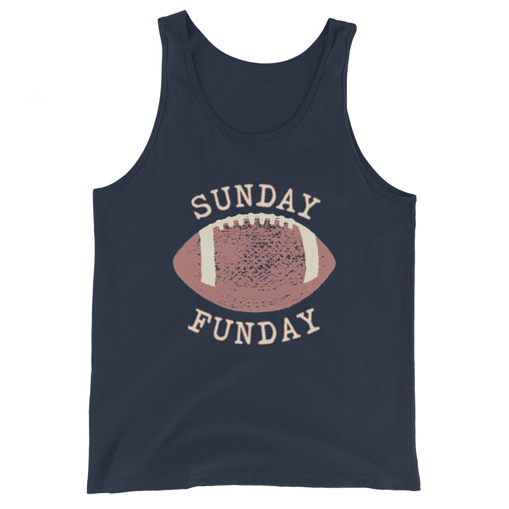 Sunday Funday football Unisex Tank Top