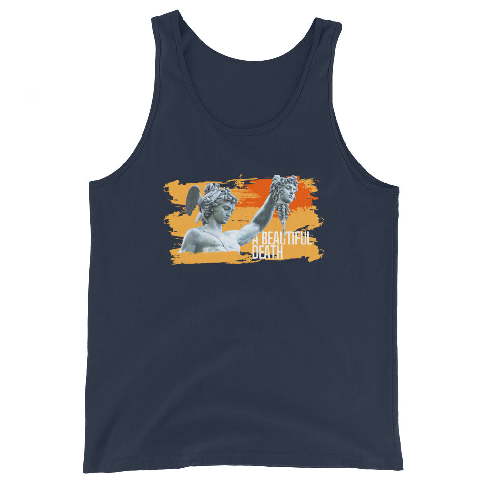 Artwork Painting Beautiful Death Statue Unisex Tank Top