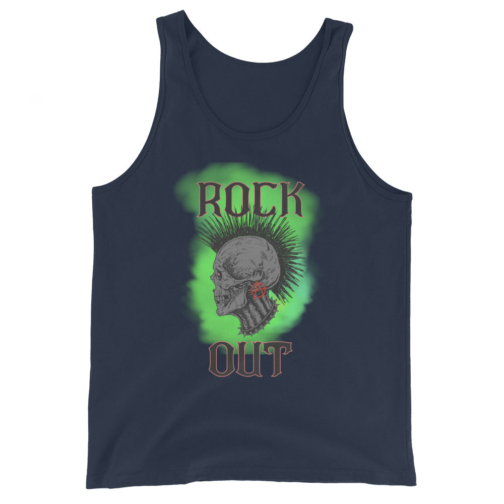 Rock Out Anarchy Skull Unisex Tank Top