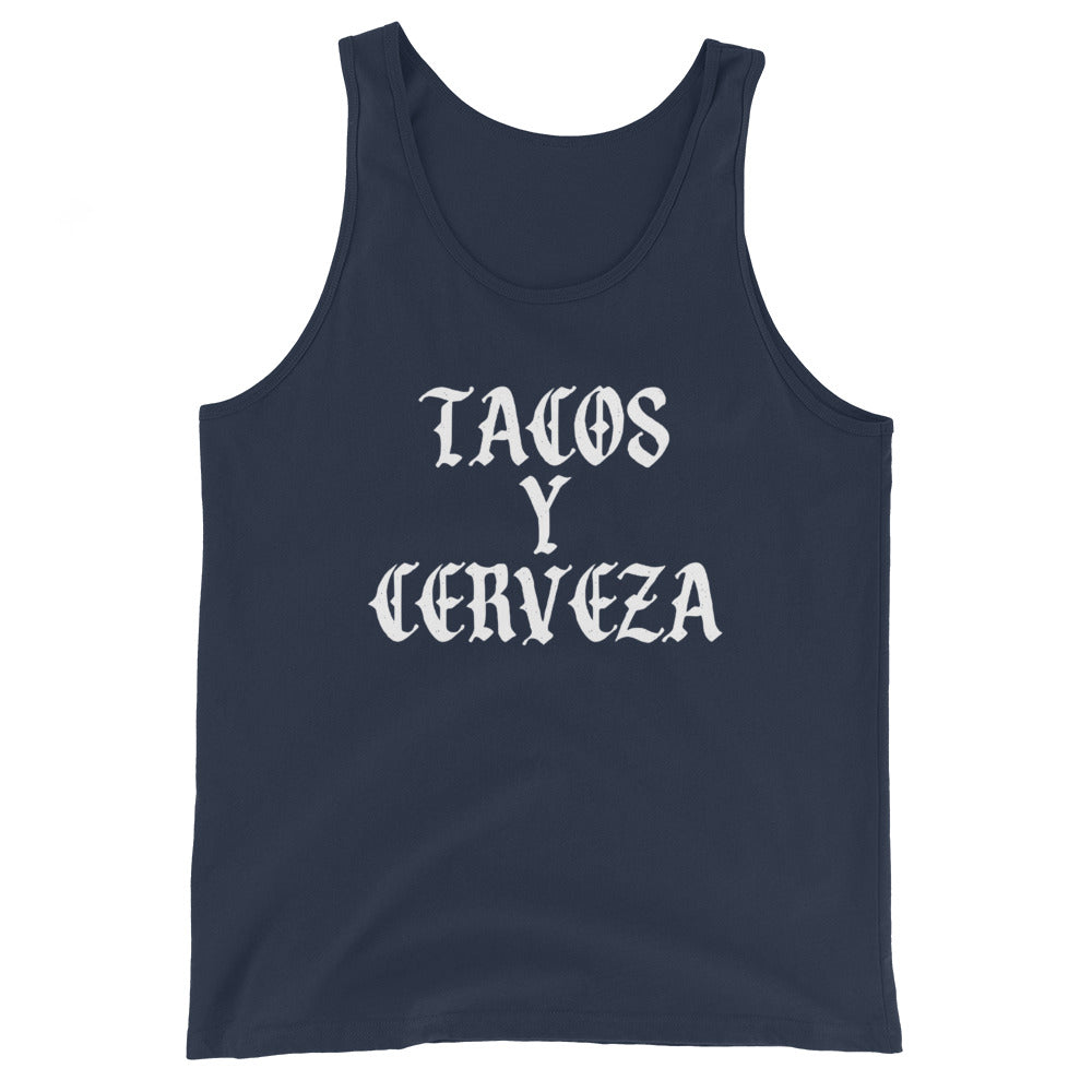Tacos Y Cerveza Unisex Tank Top
