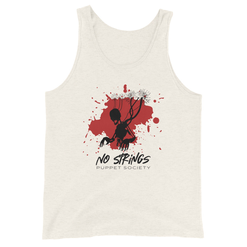 NO STRINGS Puppet Society Unisex Tank Top